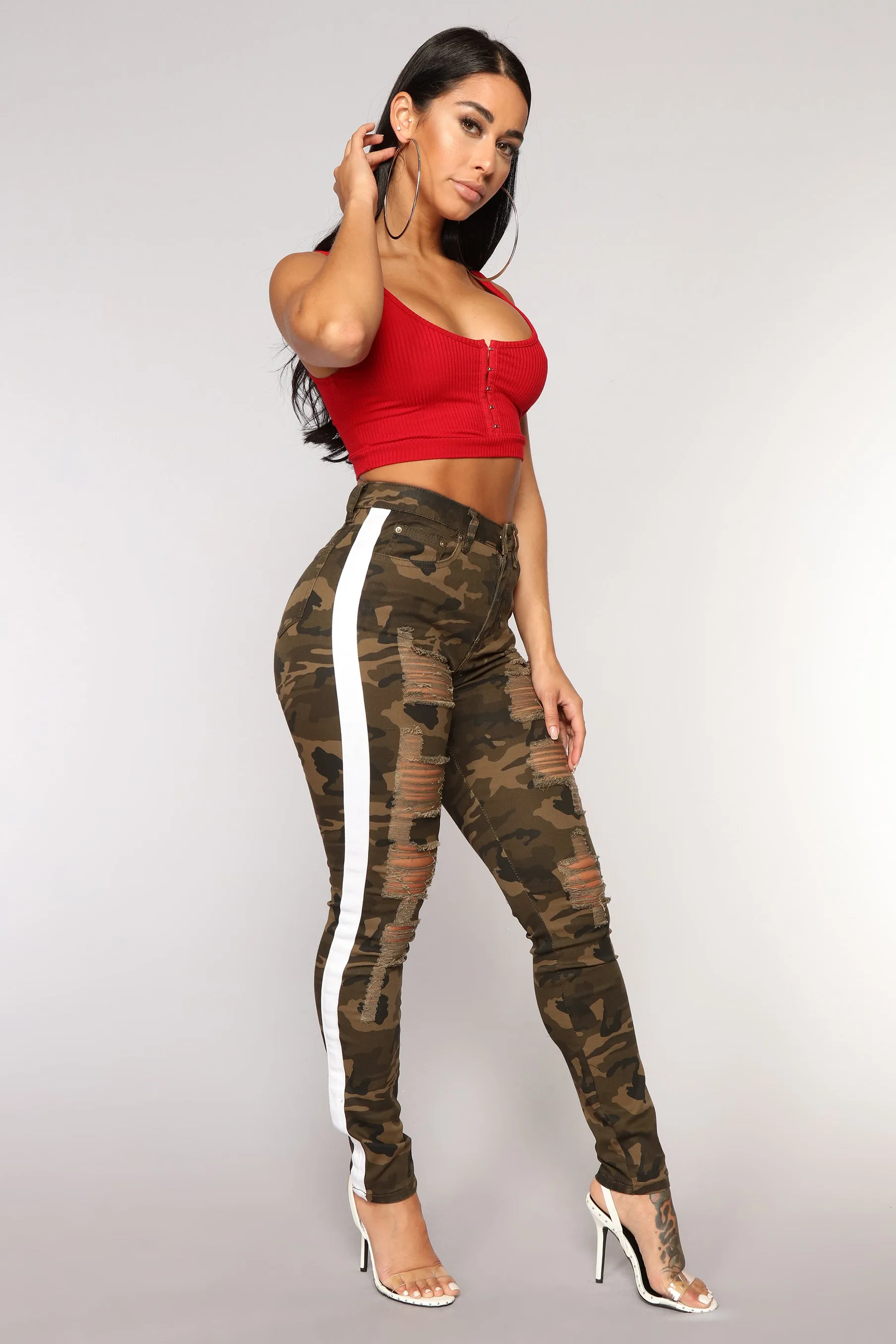 Active Duty Skinny Jeans - Camo