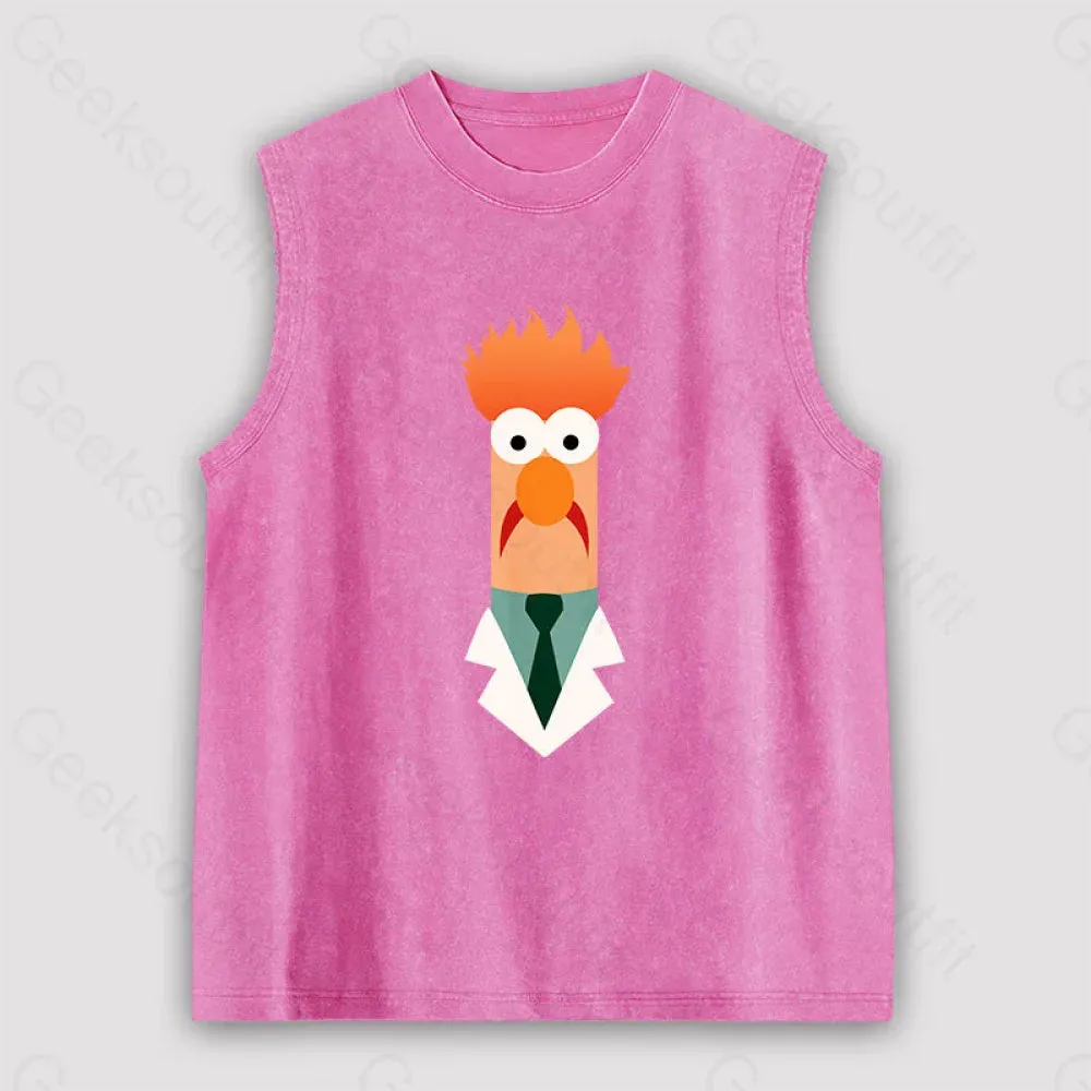 Beaker Funny Unisex Washed Tank