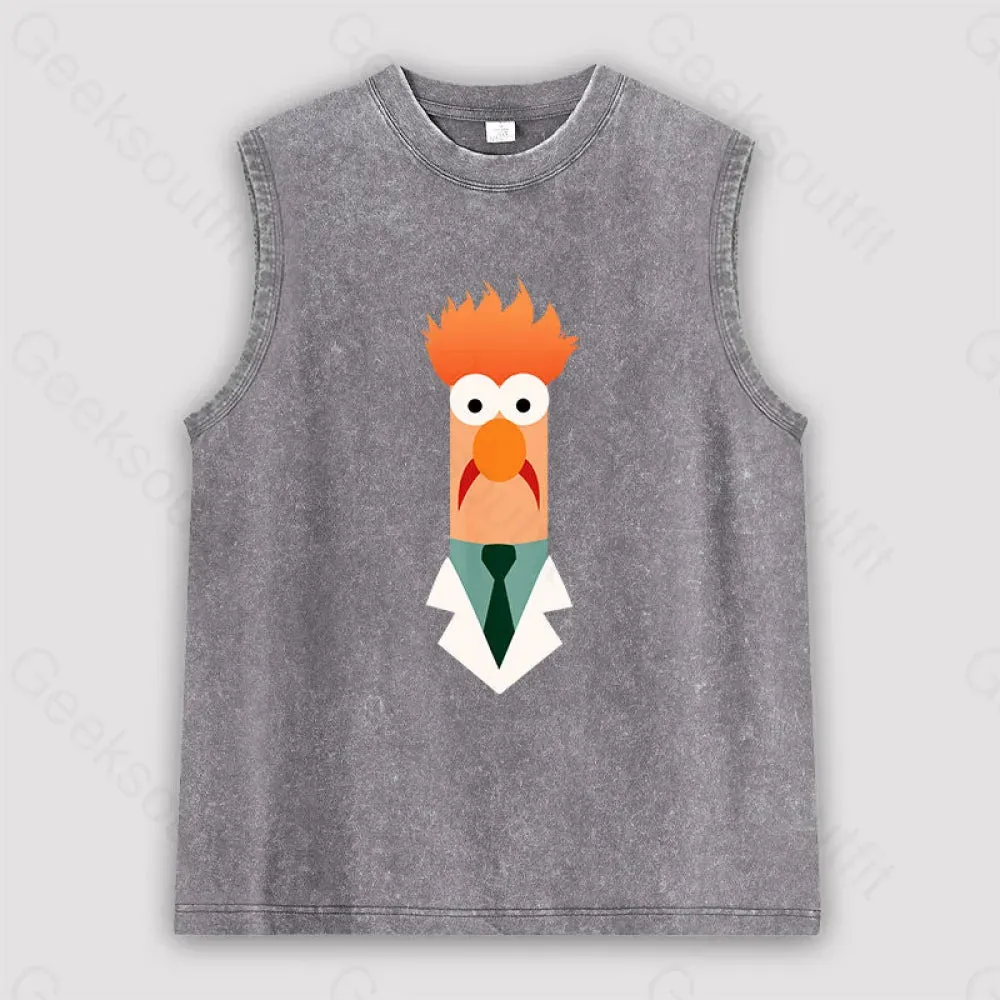 Beaker Funny Unisex Washed Tank