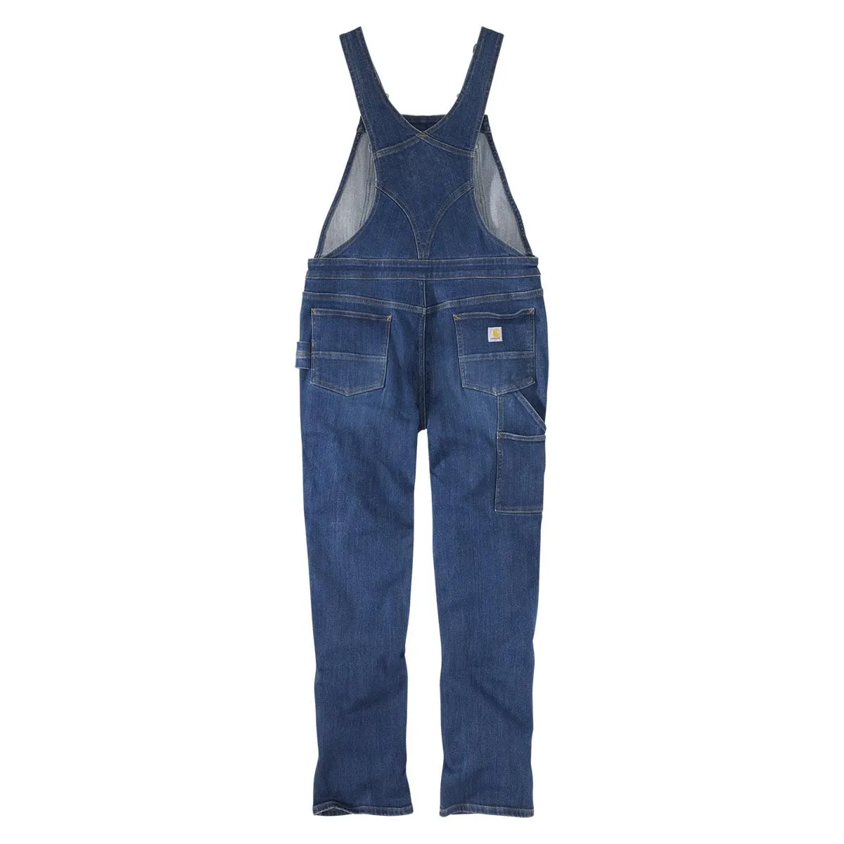 Carhartt Women's Rugged Flex Relaxed Fit Denim Bib Overall