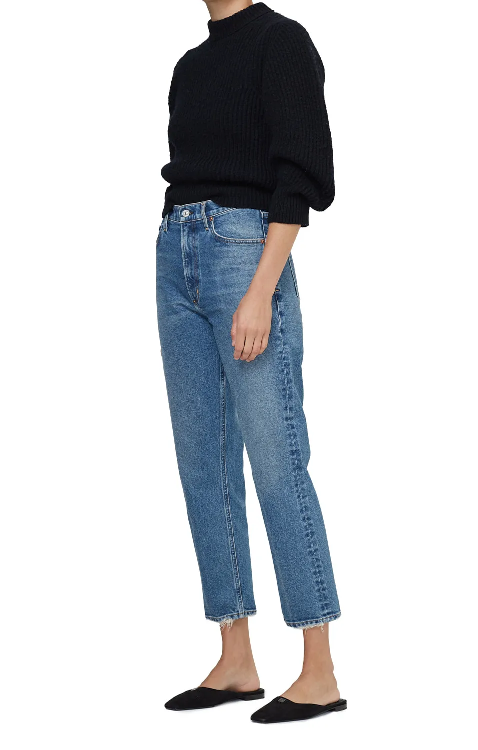 Citizens of Humanity - Marlee Relaxed Straight Leg Jeans in Dimple