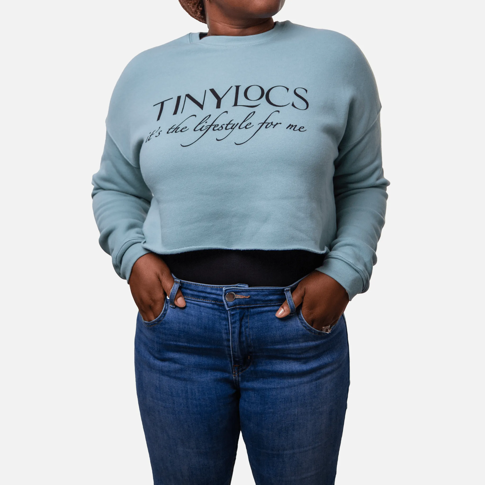 Cropped Crewneck Sweatshirt