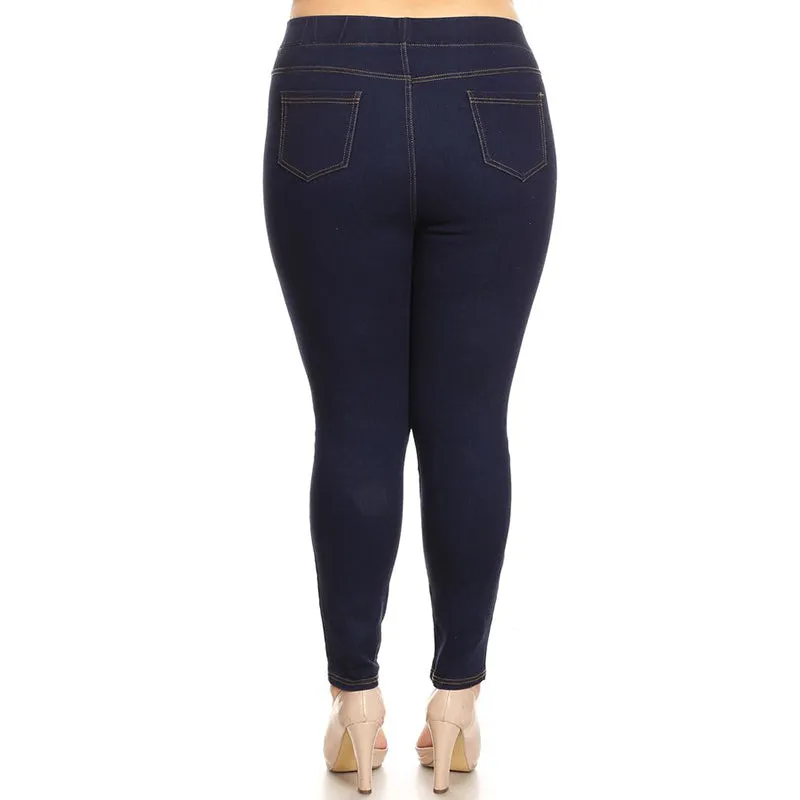 Curve Jegging Dark Denim