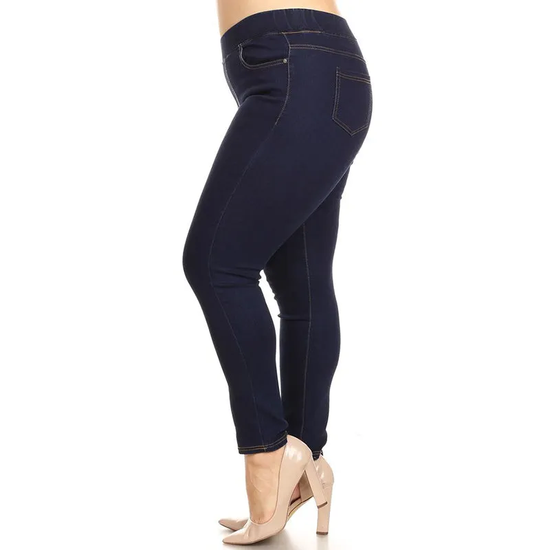 Curve Jegging Dark Denim