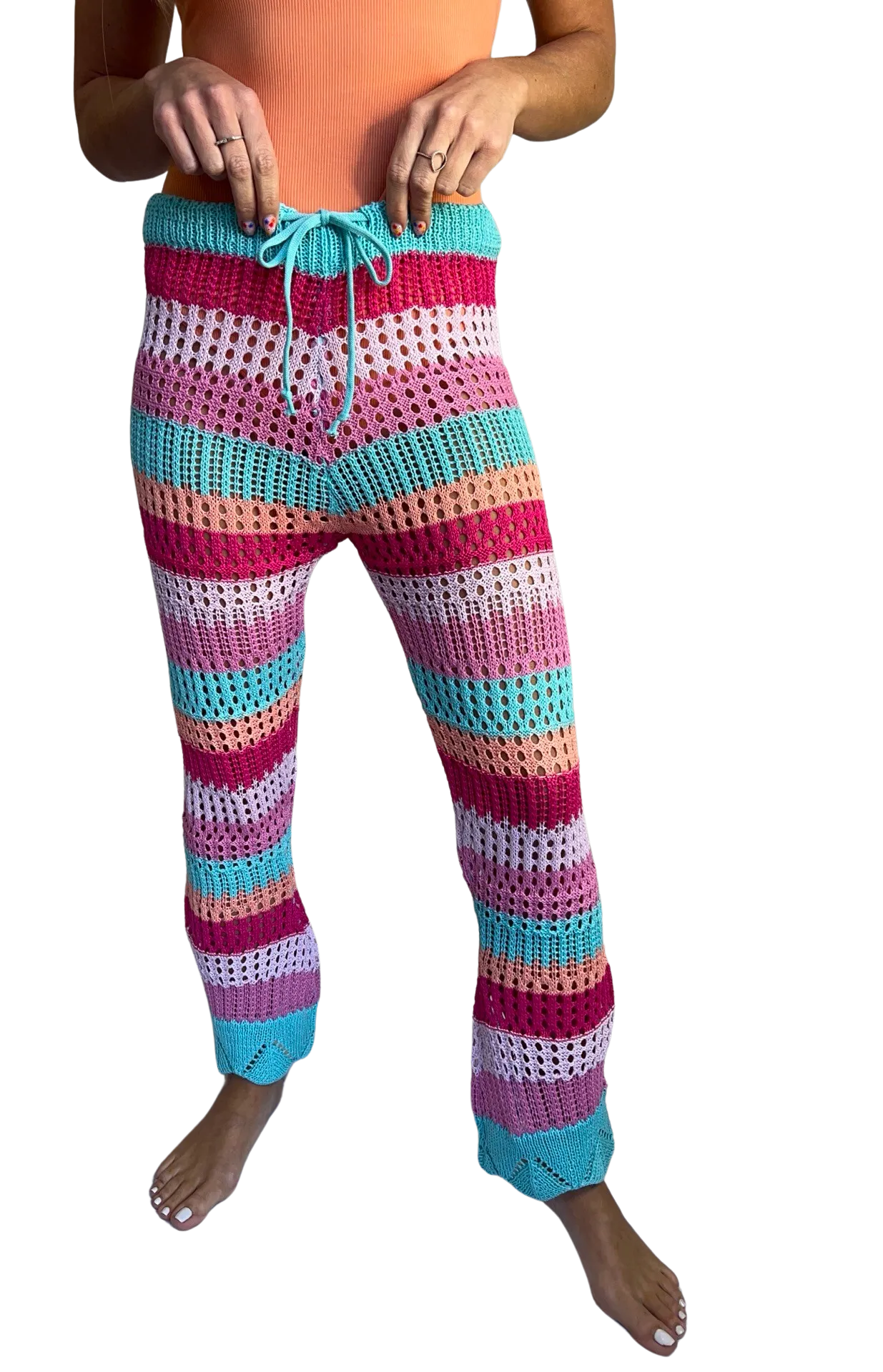 Cute in Crochet Beach Pants