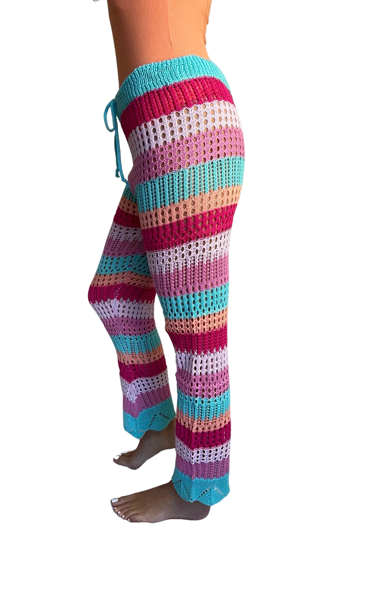 Cute in Crochet Beach Pants