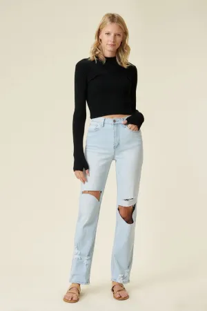 Distressed Wide Leg Jeans *Online Only*