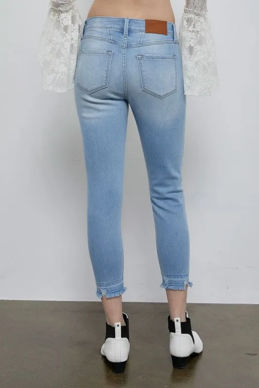 Eden High Rise Crop Skinny