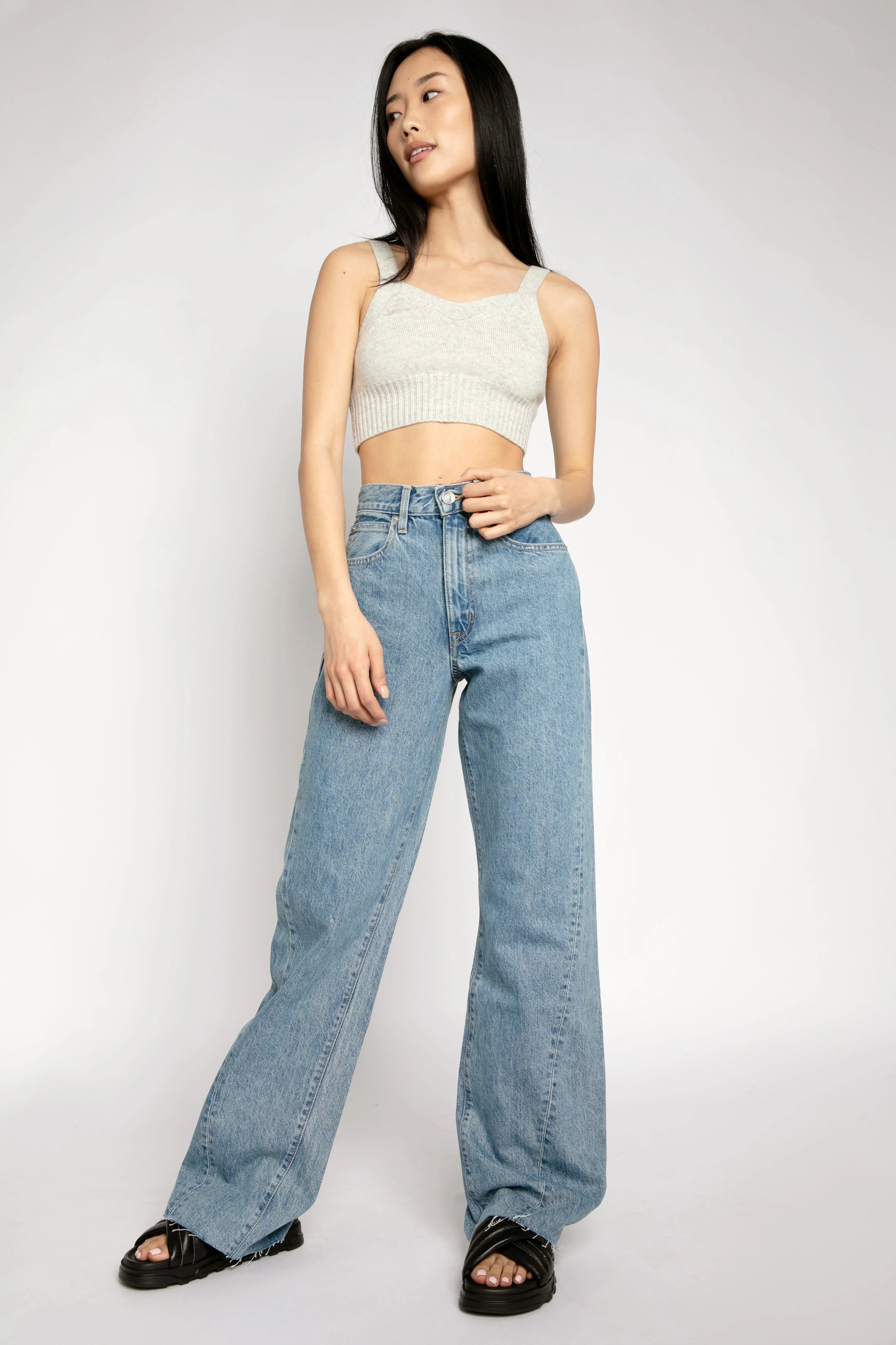 Grace Twisted Seam Jean in Fool for Love