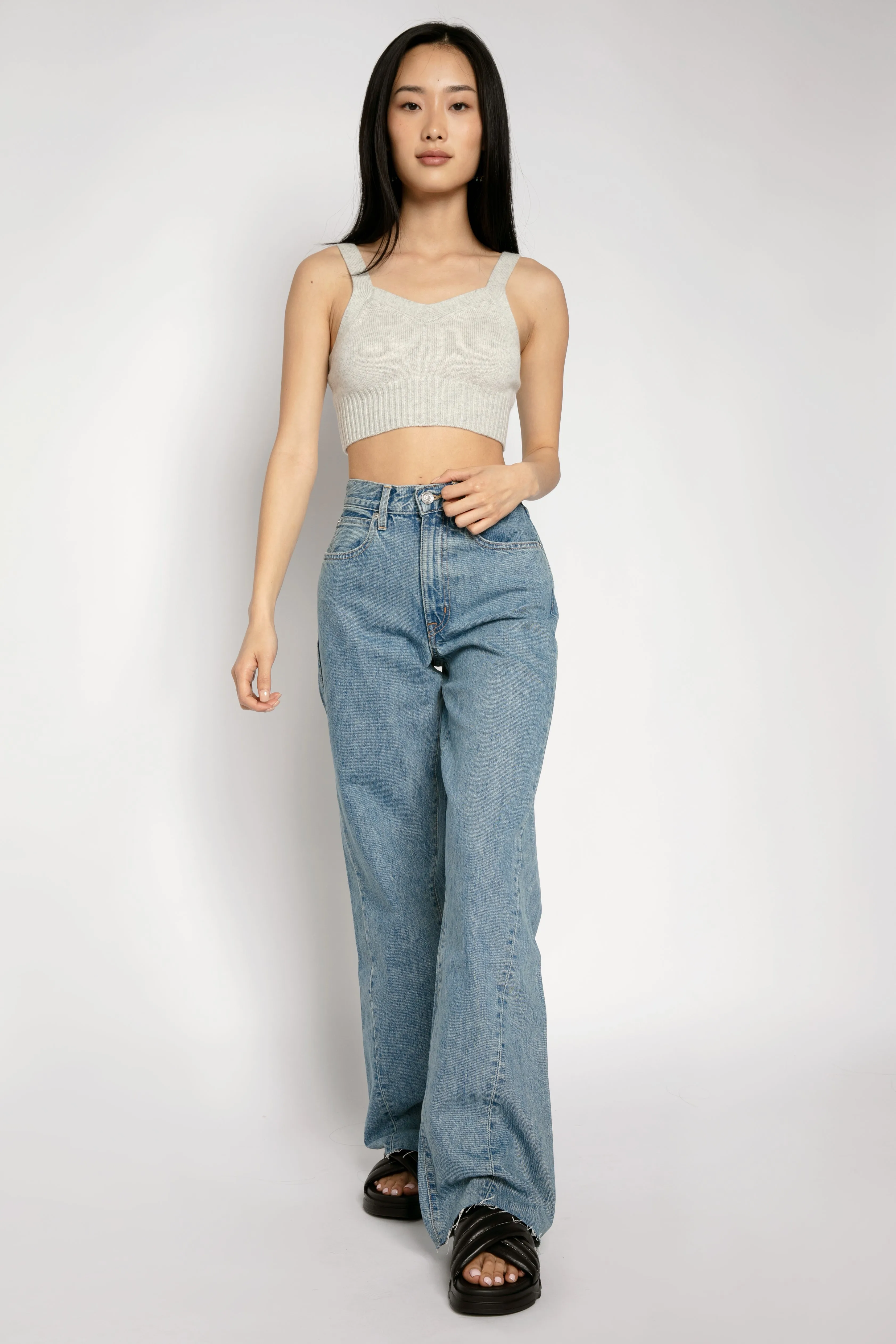 Grace Twisted Seam Jean in Fool for Love