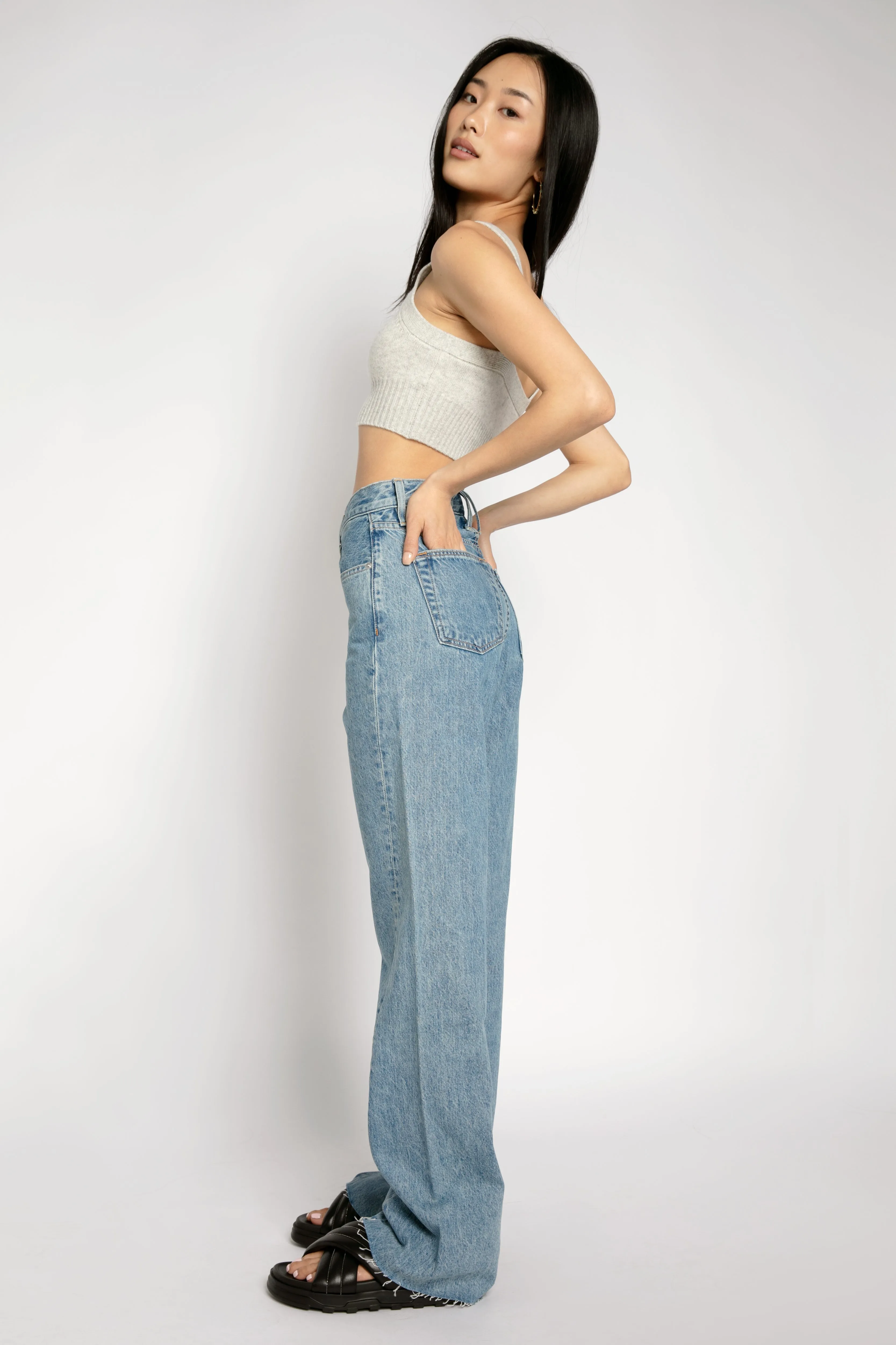 Grace Twisted Seam Jean in Fool for Love