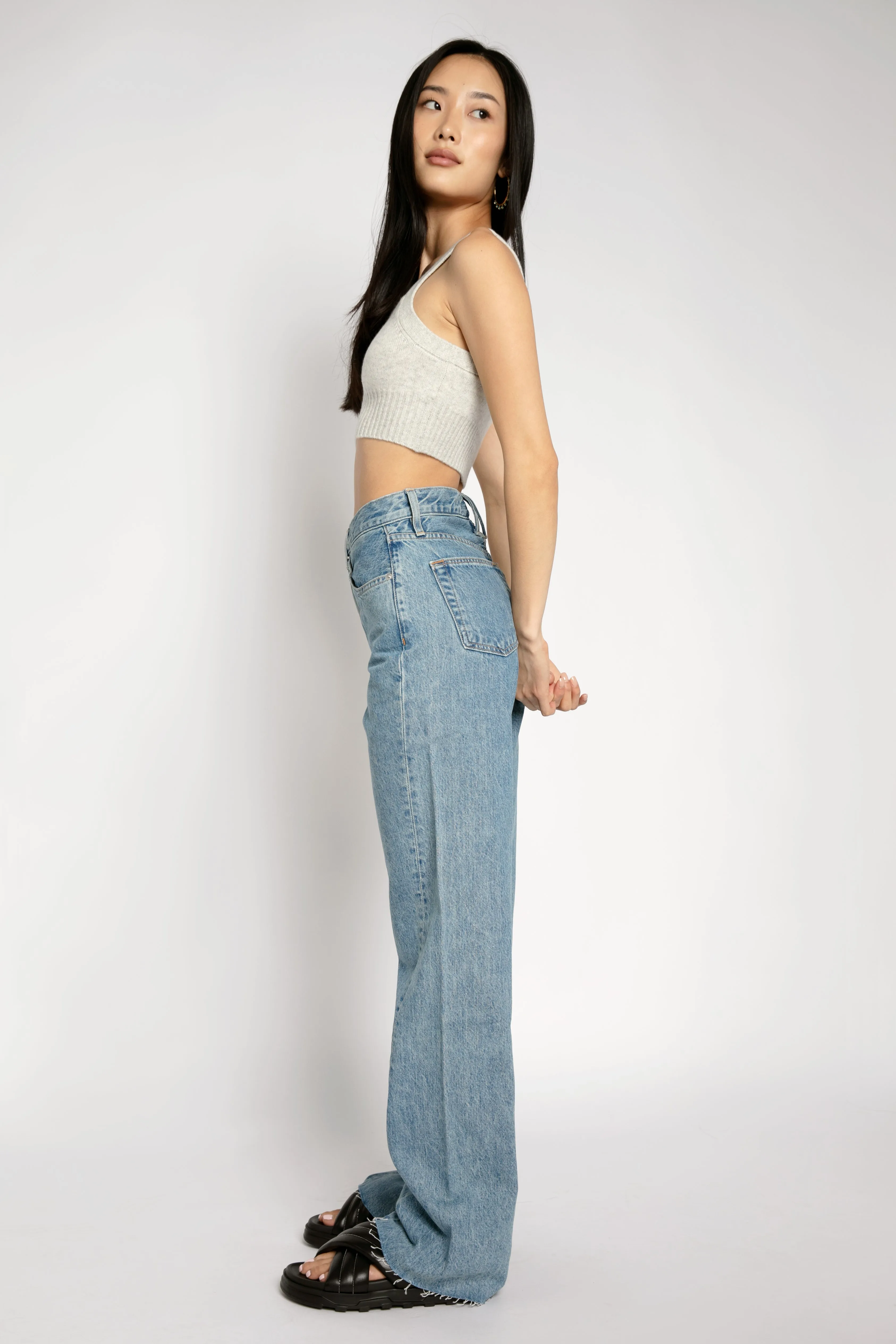 Grace Twisted Seam Jean in Fool for Love