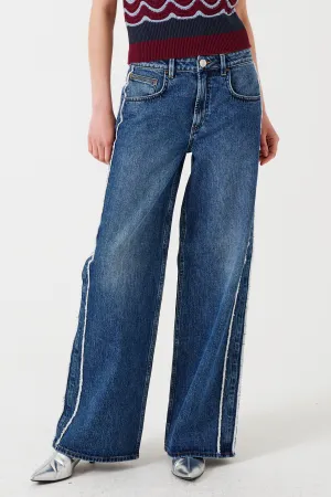 Gracie Side Stripe Jean in Pasadena Vintage