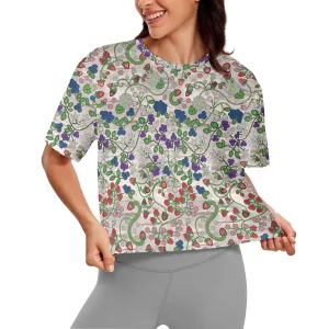 Grandmother Stories Bright Birch Women's Cropped T-shirt