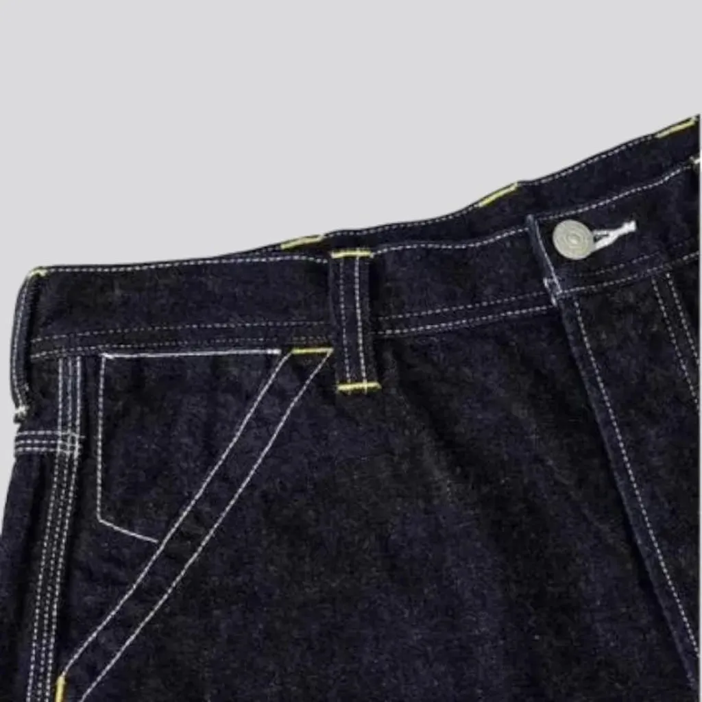 High-waist men's duty jeans