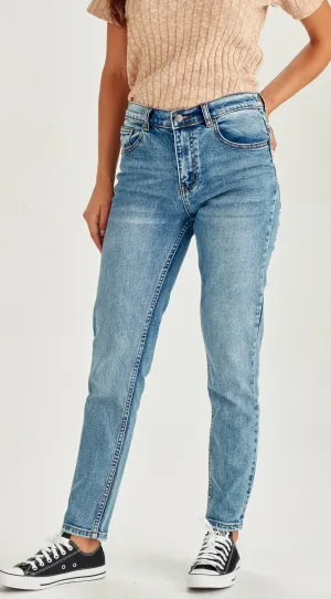 INDY | Blue Straight Leg Jean