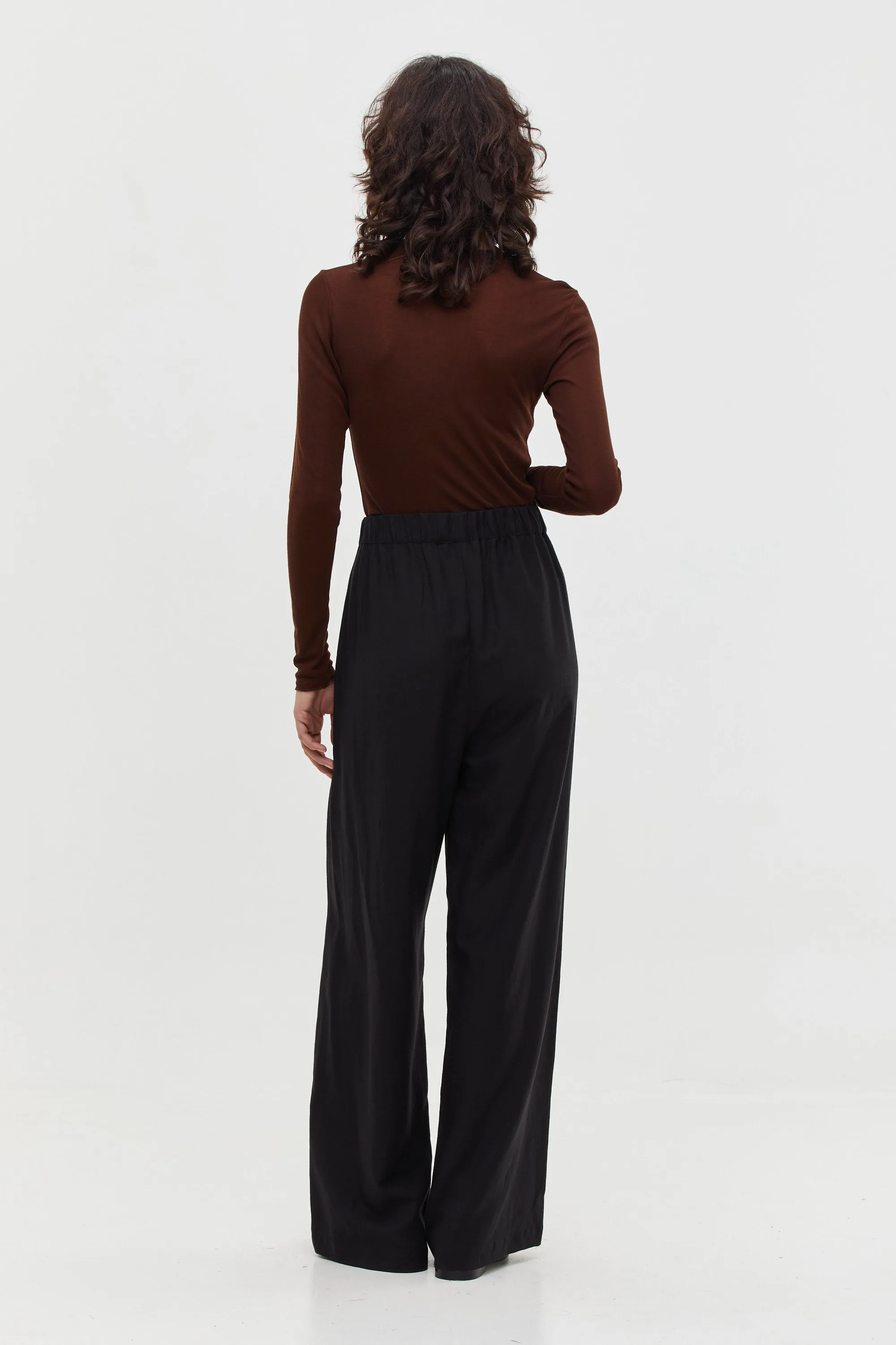 Ivy Pants Linen Black