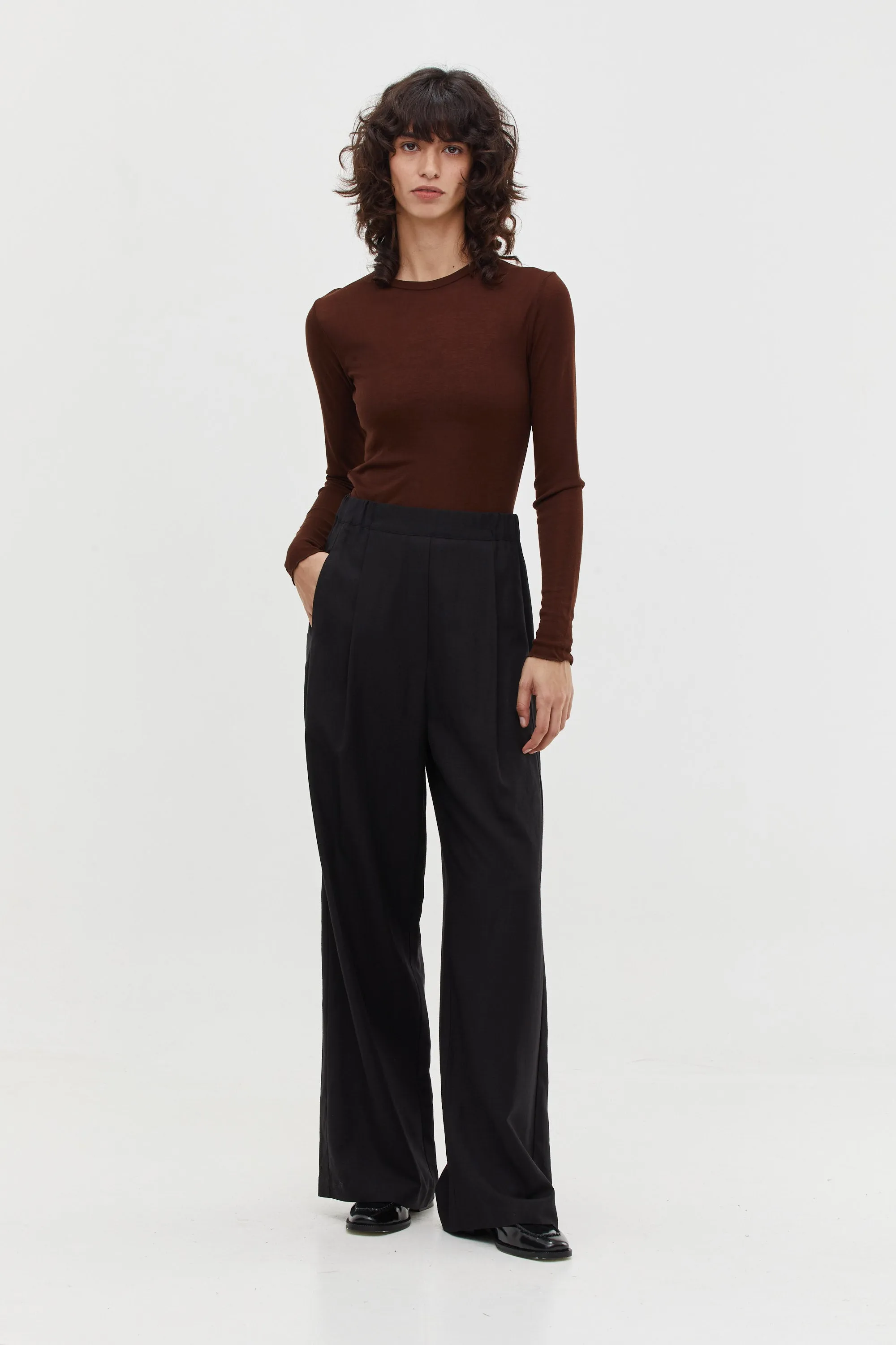 Ivy Pants Linen Black