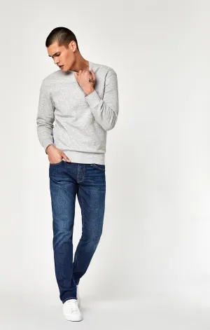 JAKE SLIM LEG IN DARK BRUSHED CASHMERE