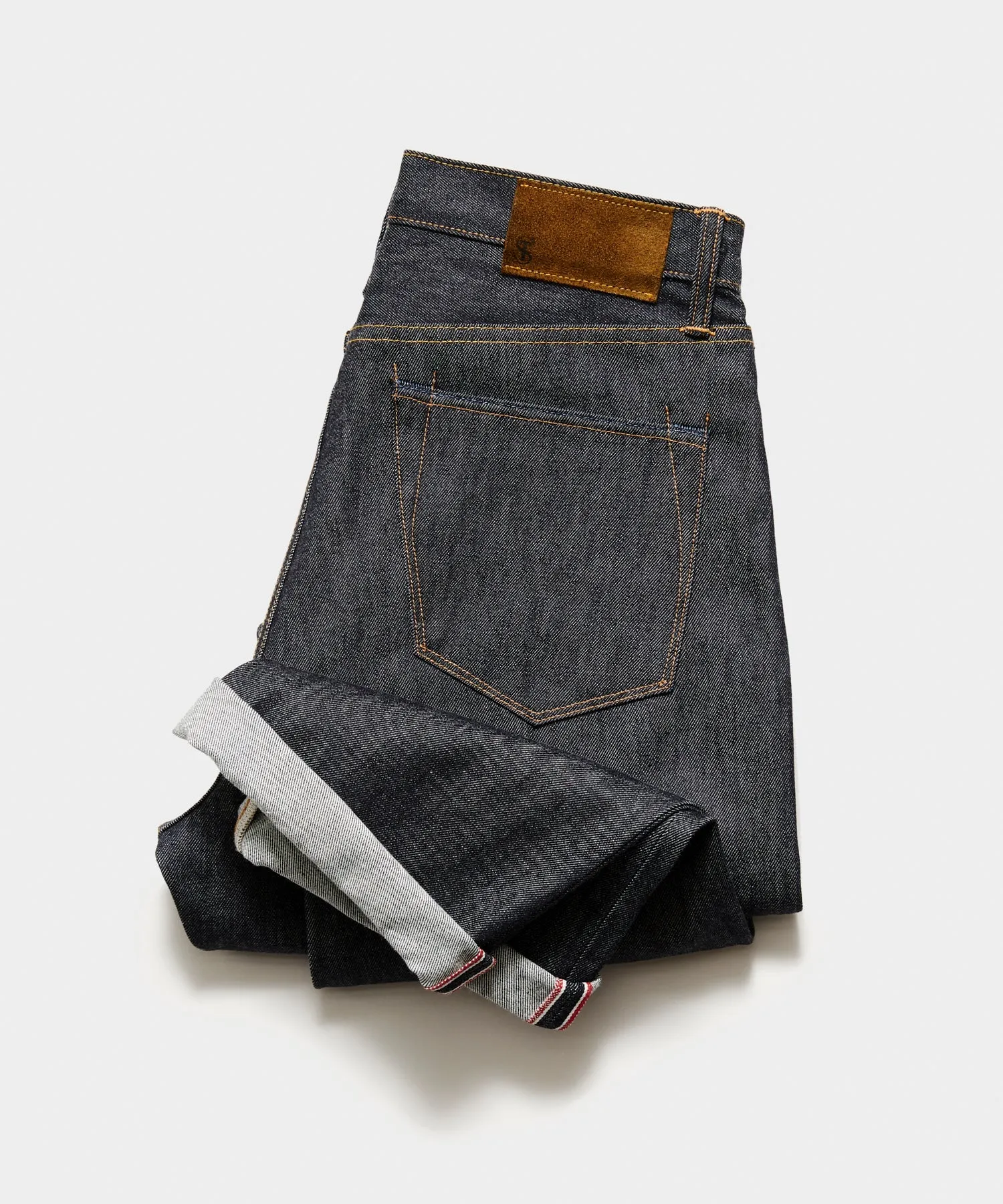 Made in USA Relaxed Selvedge Jean in Rigid