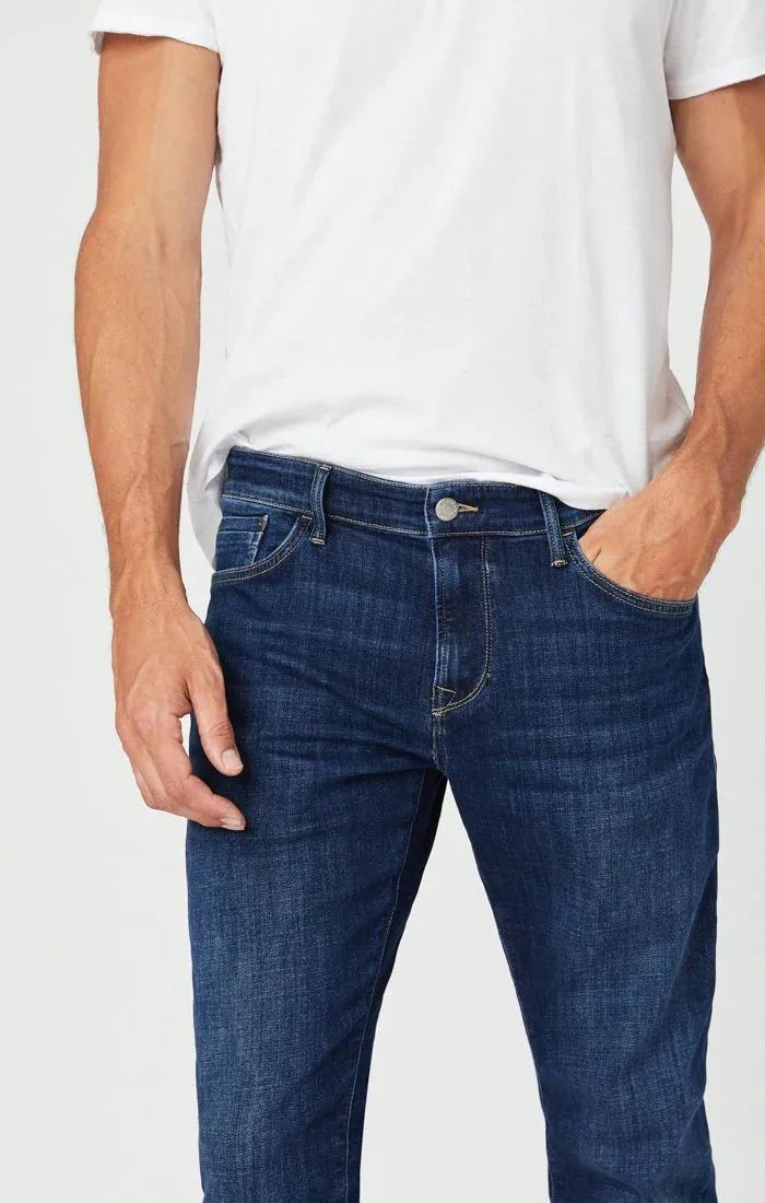 Matt Relaxed Straight Leg Jean | Dark Feather Blue