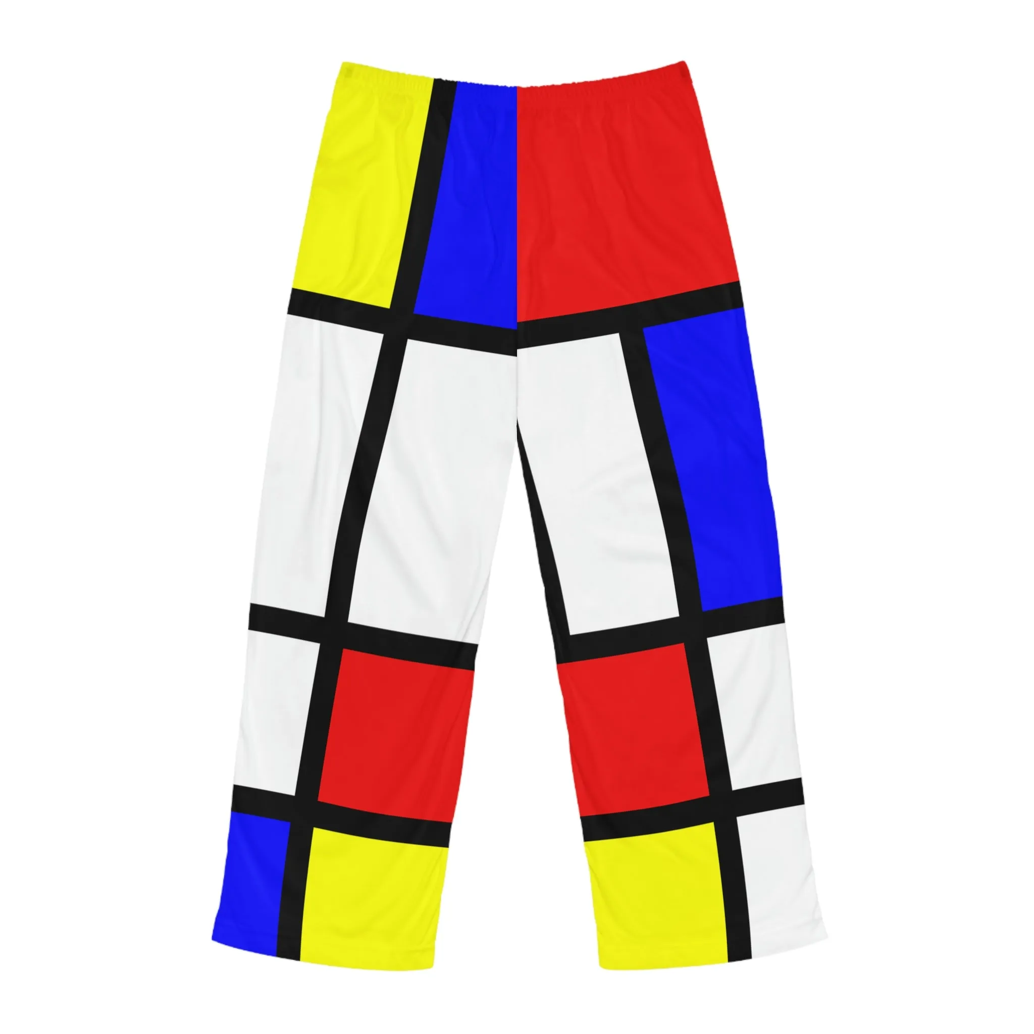 Men's Pajama Pants (AOP) Piet Mondrian design (shipping from USA)