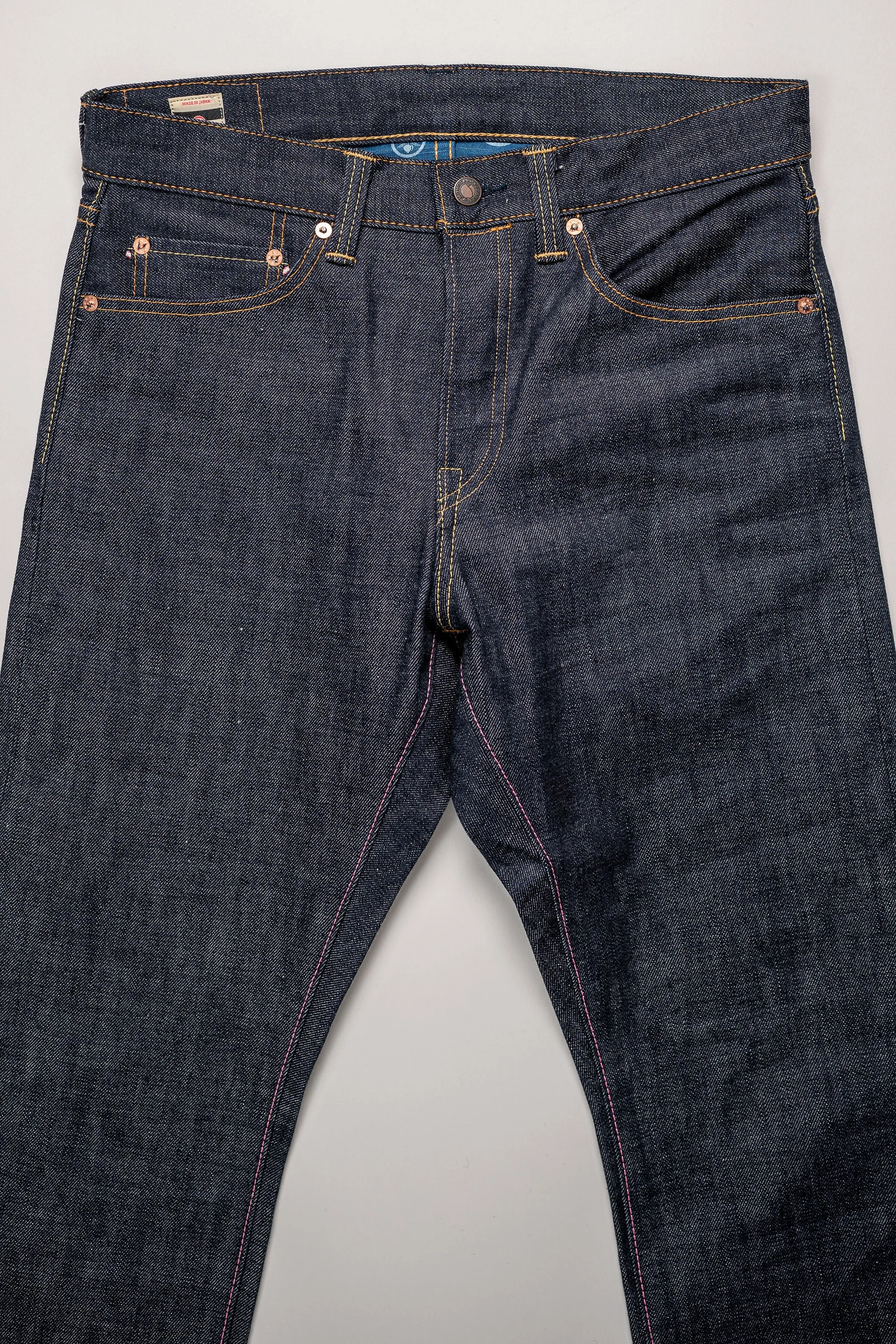 Momotaro 0605-40 Natural Tapered - 14.7oz Zimbabwe Cotton Legacy Blue Denim