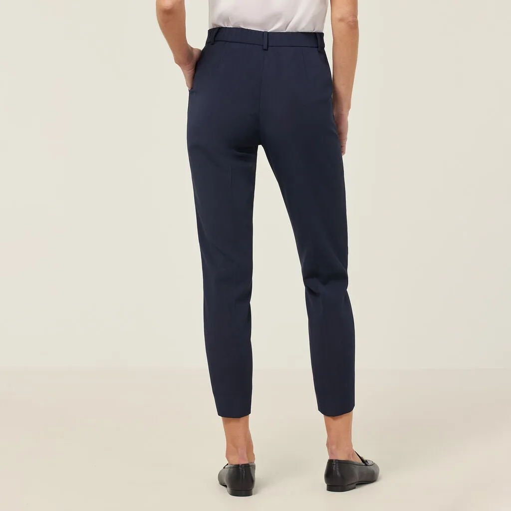 NNT Uniforms Crepe Stretch High Waist,Tapered Leg Cropped Pant (CAT3YC)