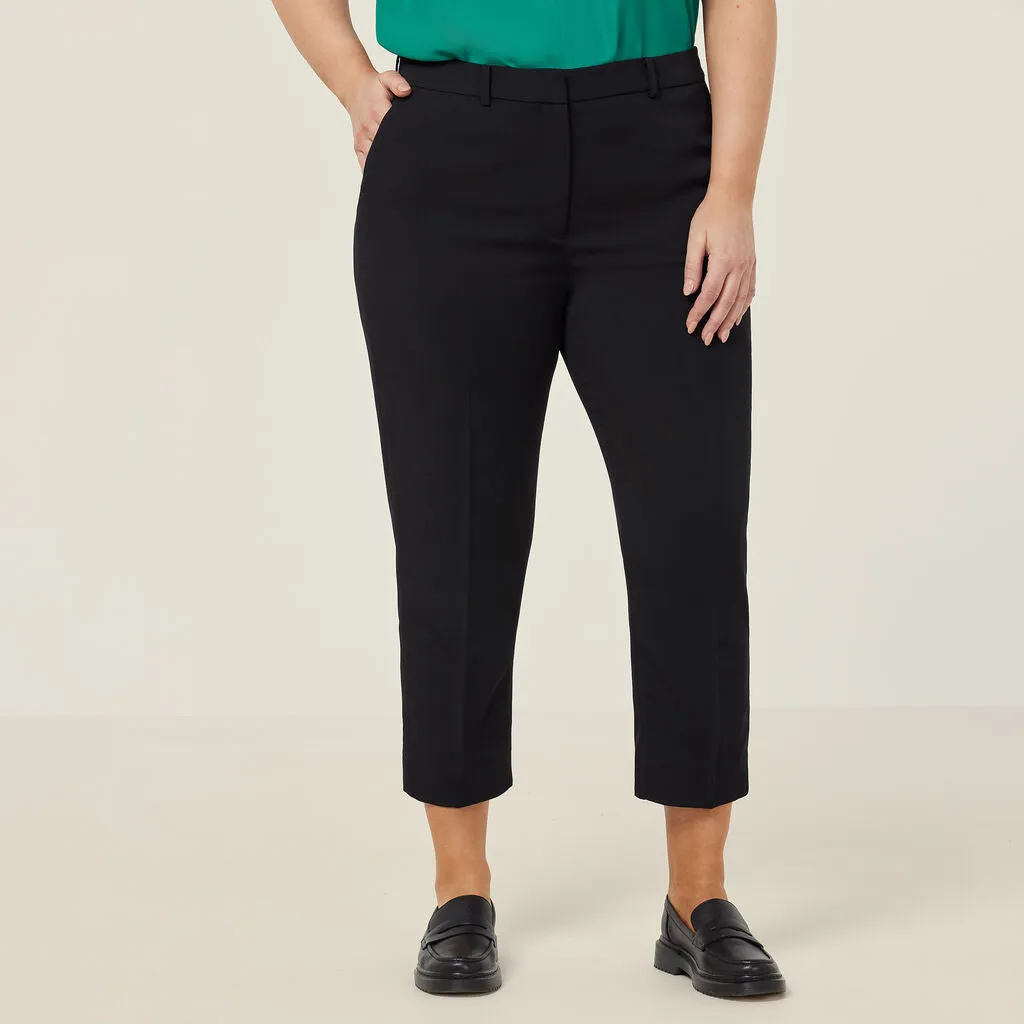 NNT Uniforms Crepe Stretch High Waist,Tapered Leg Cropped Pant (CAT3YC)