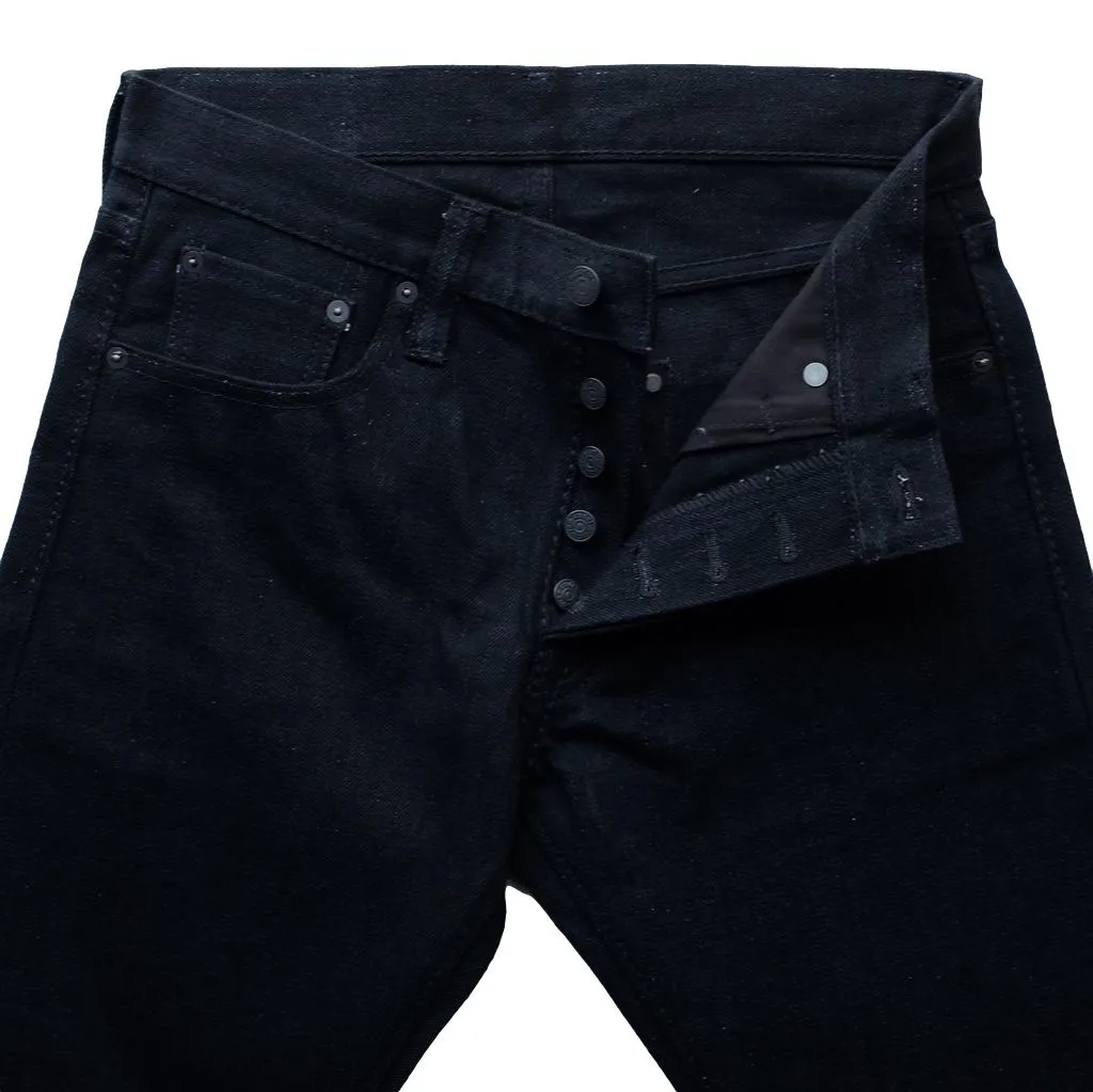 OD PBJ 14oz. "Kurokin" Black Selvedge Jeans (Relaxed Tapered)