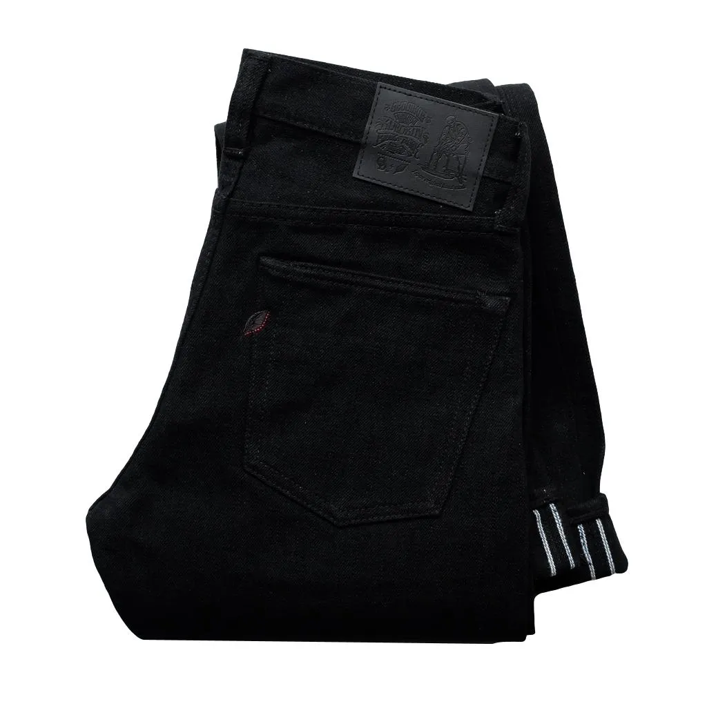 OD PBJ 14oz. "Kurokin" Black Selvedge Jeans (Relaxed Tapered)