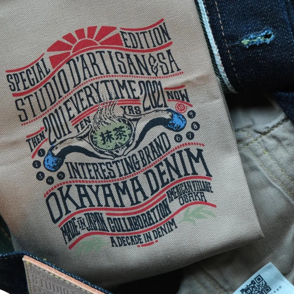 OD SDA "Matcha" Selvedge Jeans (Relaxed Tapered)