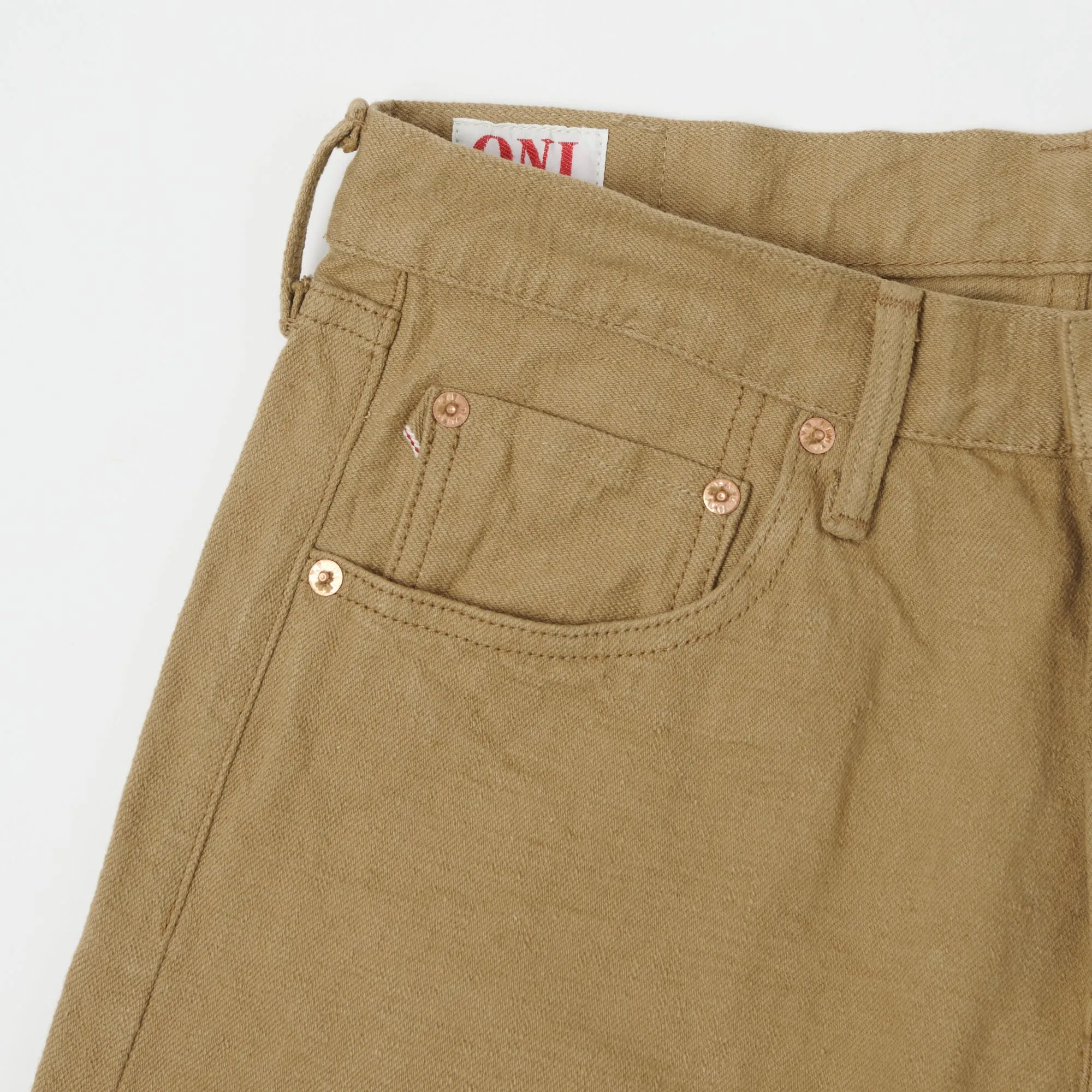 ONI 602LW-BE 'Super Low Tension Beige' 12oz Regular Tapered Jean - One Wash