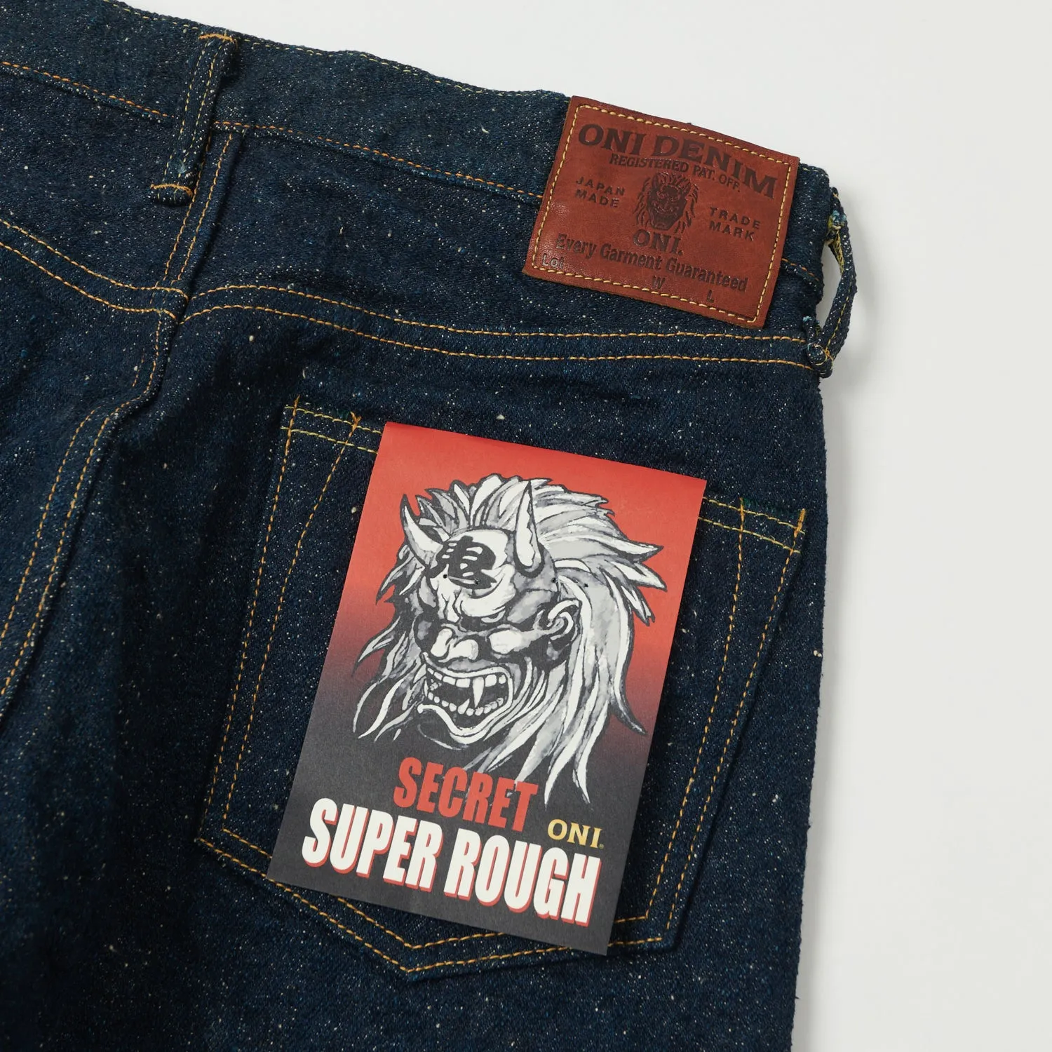 ONI 622-SESR 'Secret Super Rough Denim' 20oz Regular Tapered Jean - One Wash