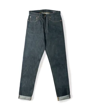 RAW INDIGO RELAXED TAPERED 005 SELVEDGE JEAN