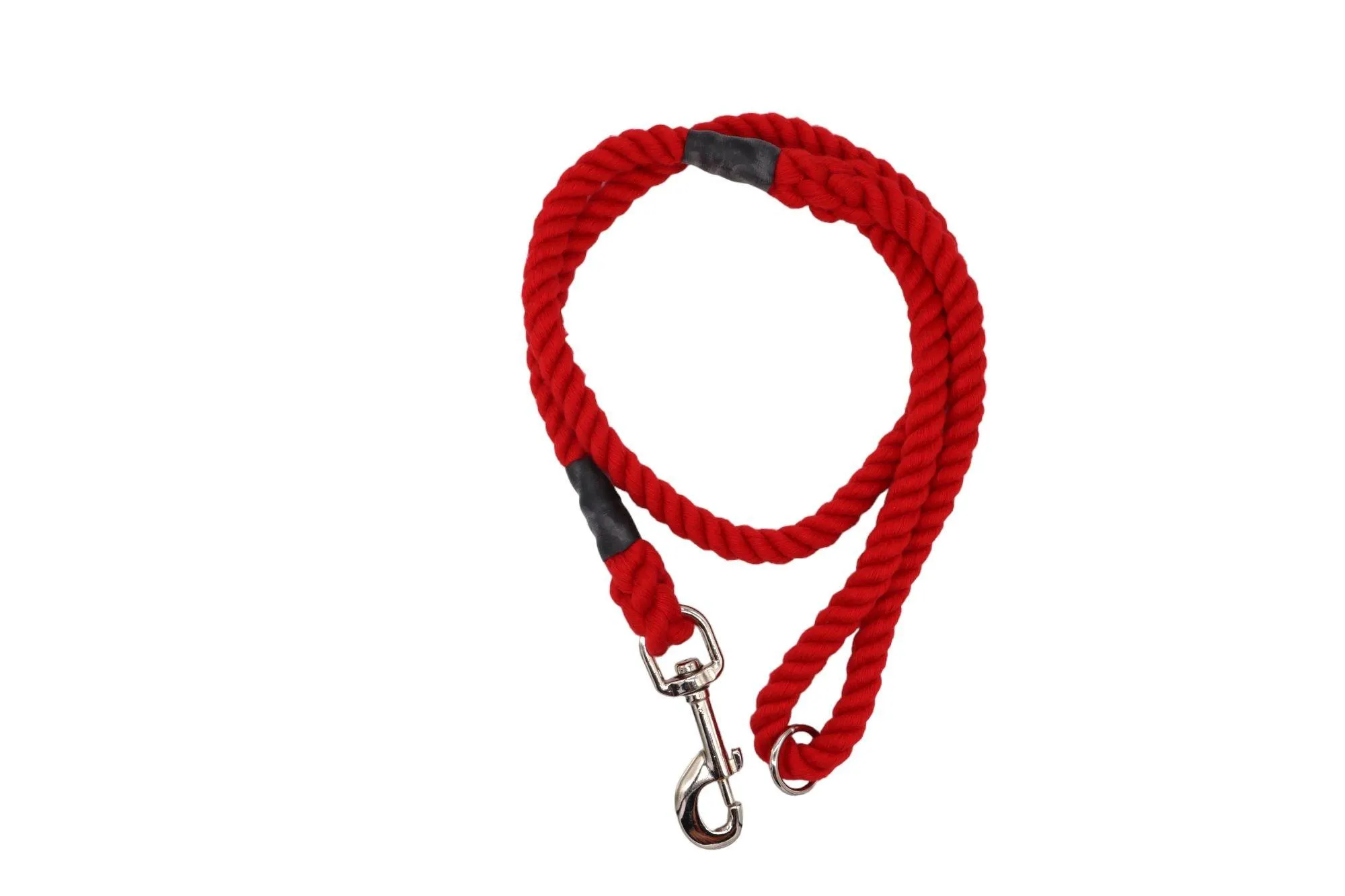 Soft Rope Dog Lead - Hand Spliced with Trigger Hook - Handmade in England