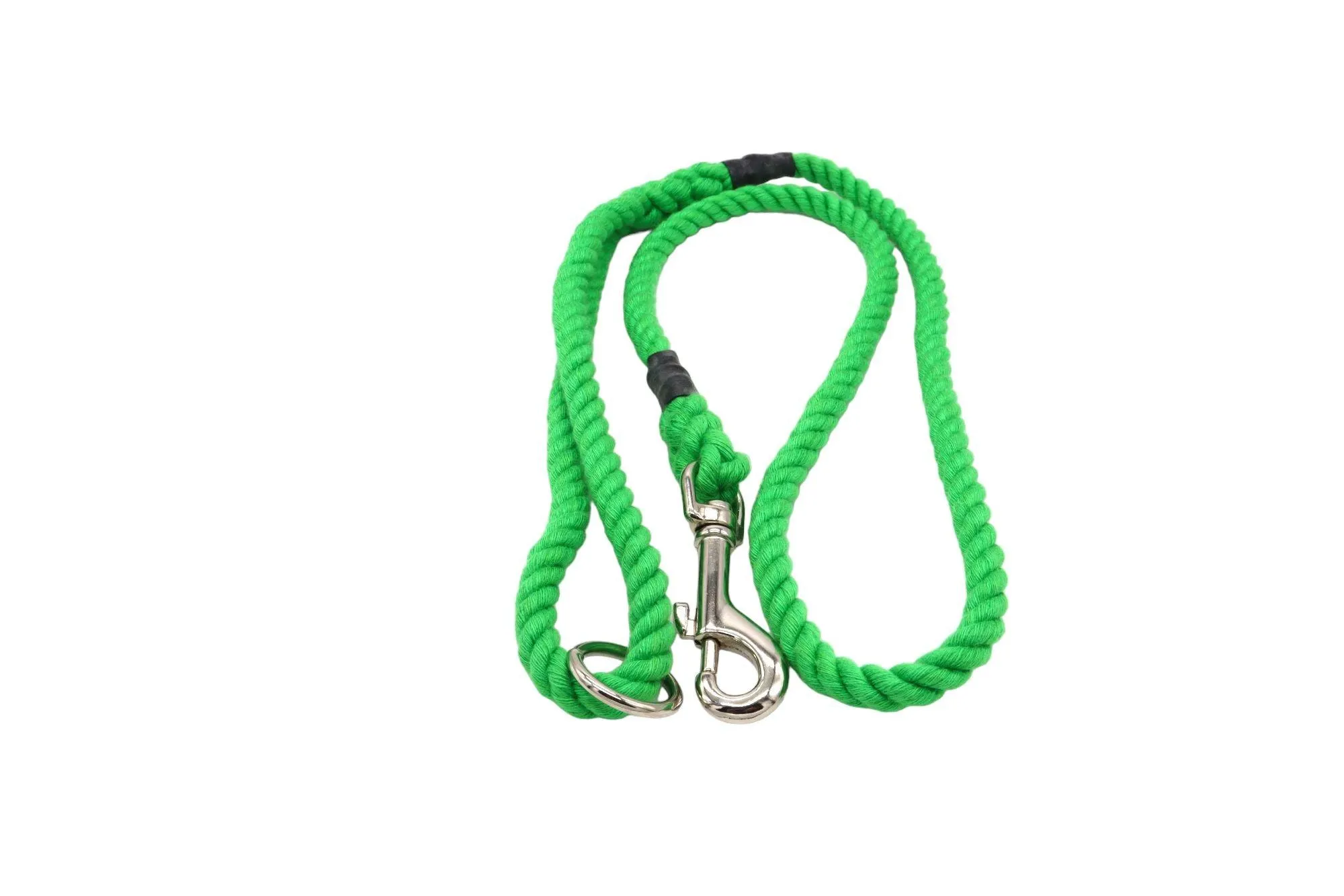 Soft Rope Dog Lead - Hand Spliced with Trigger Hook - Handmade in England