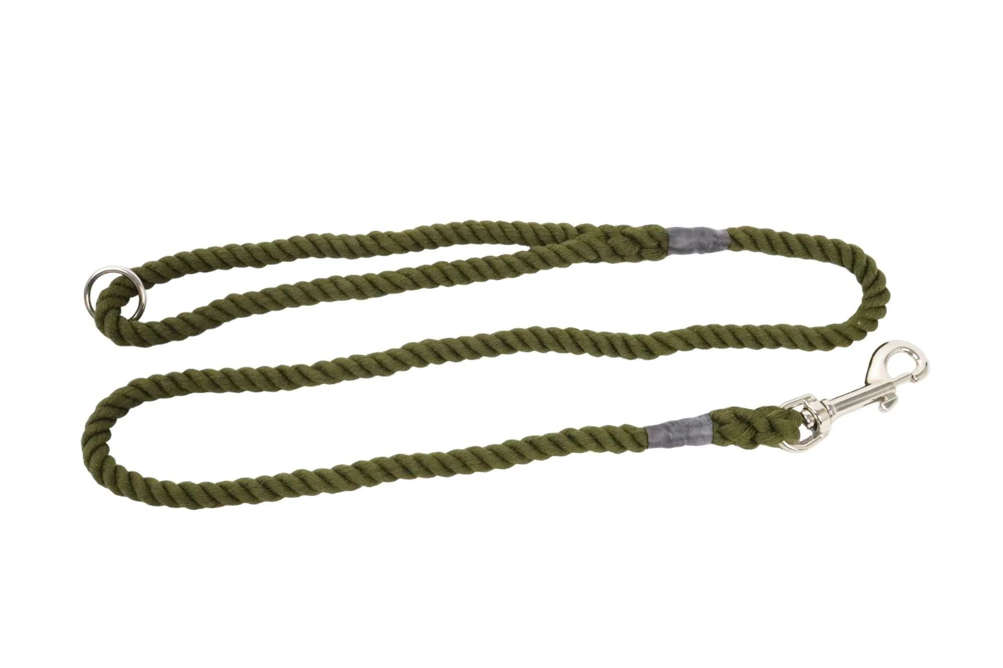 Soft Rope Dog Lead - Hand Spliced with Trigger Hook - Handmade in England