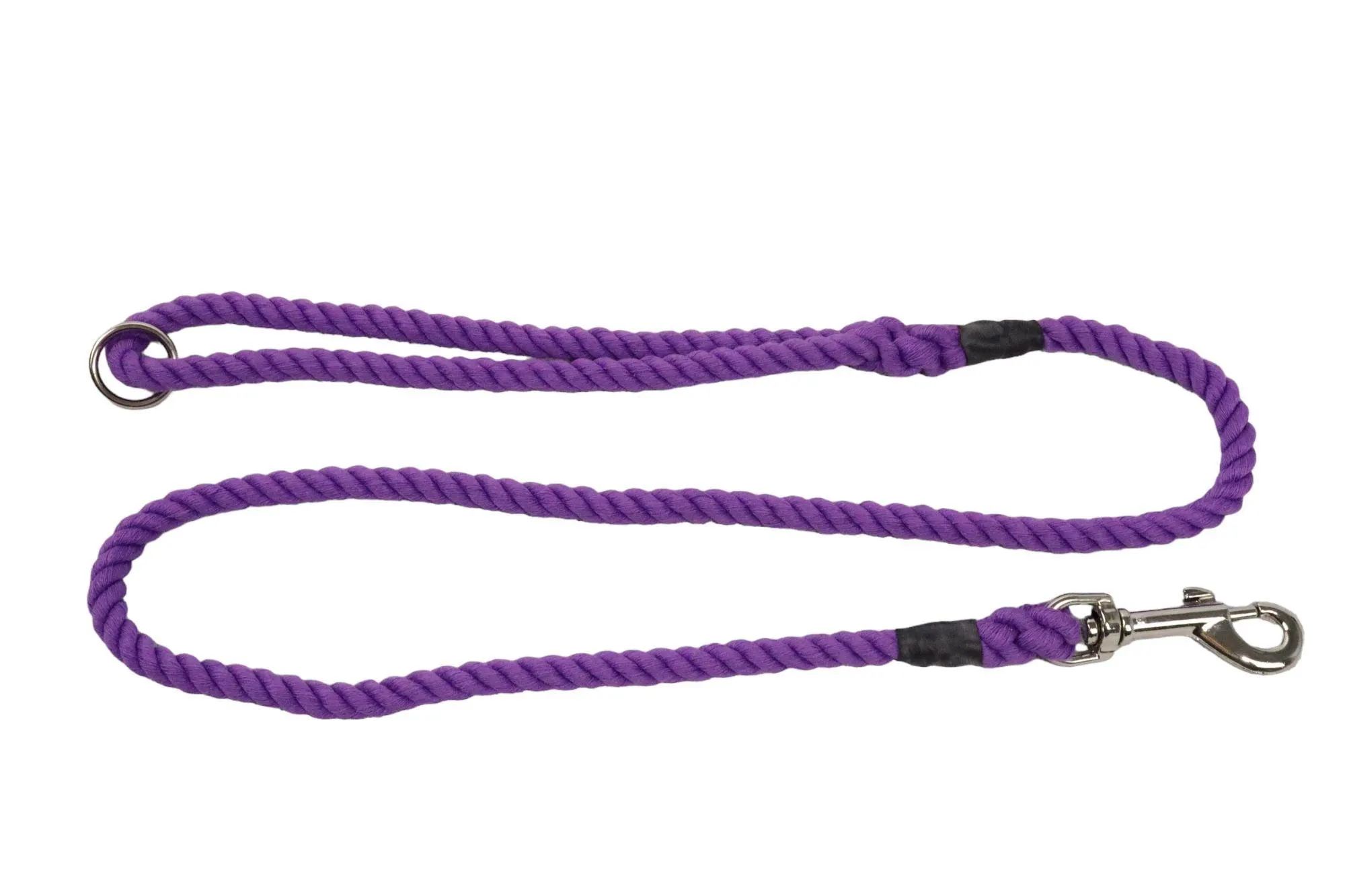 Soft Rope Dog Lead - Hand Spliced with Trigger Hook - Handmade in England