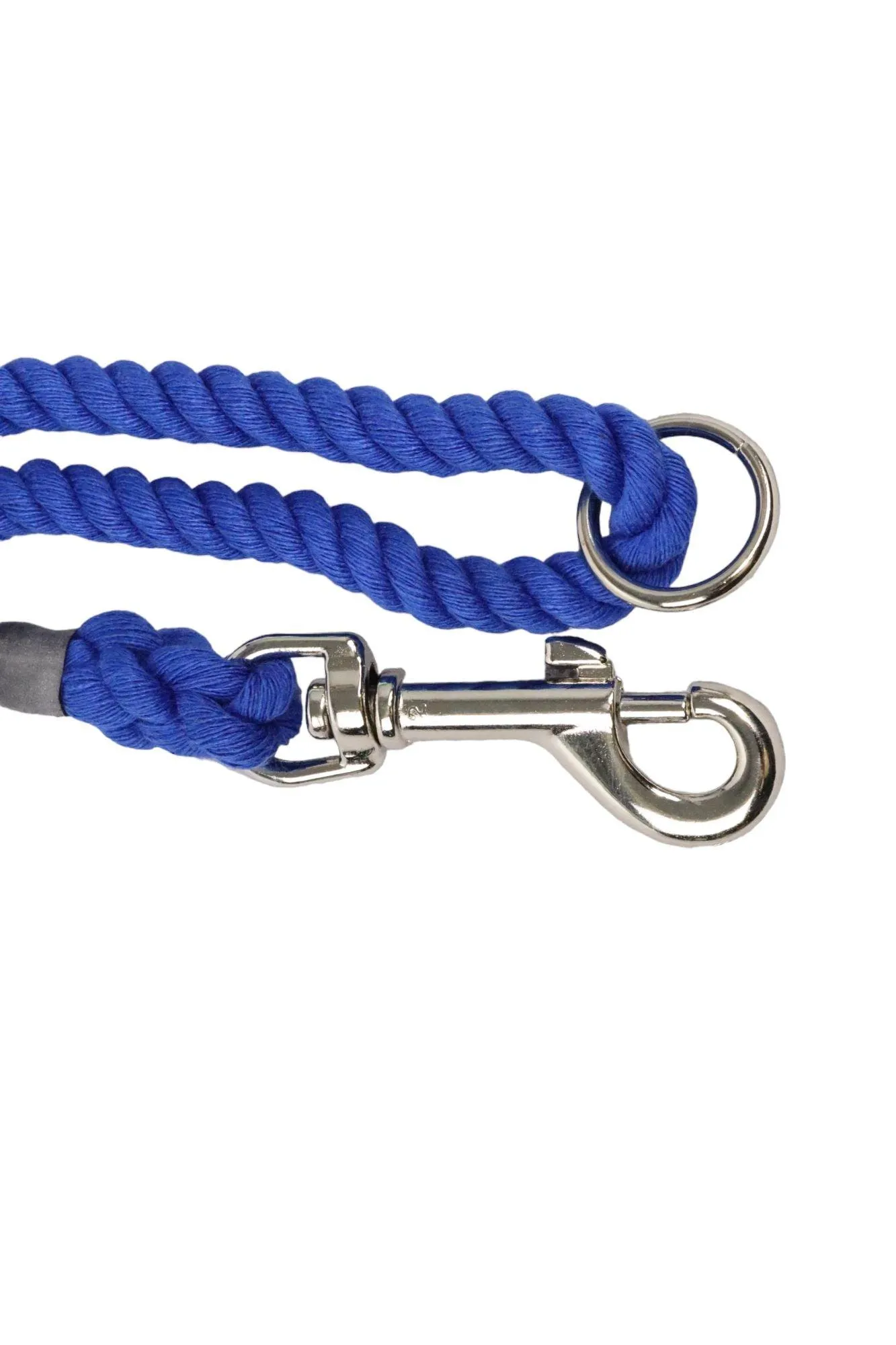 Soft Rope Dog Lead - Hand Spliced with Trigger Hook - Handmade in England