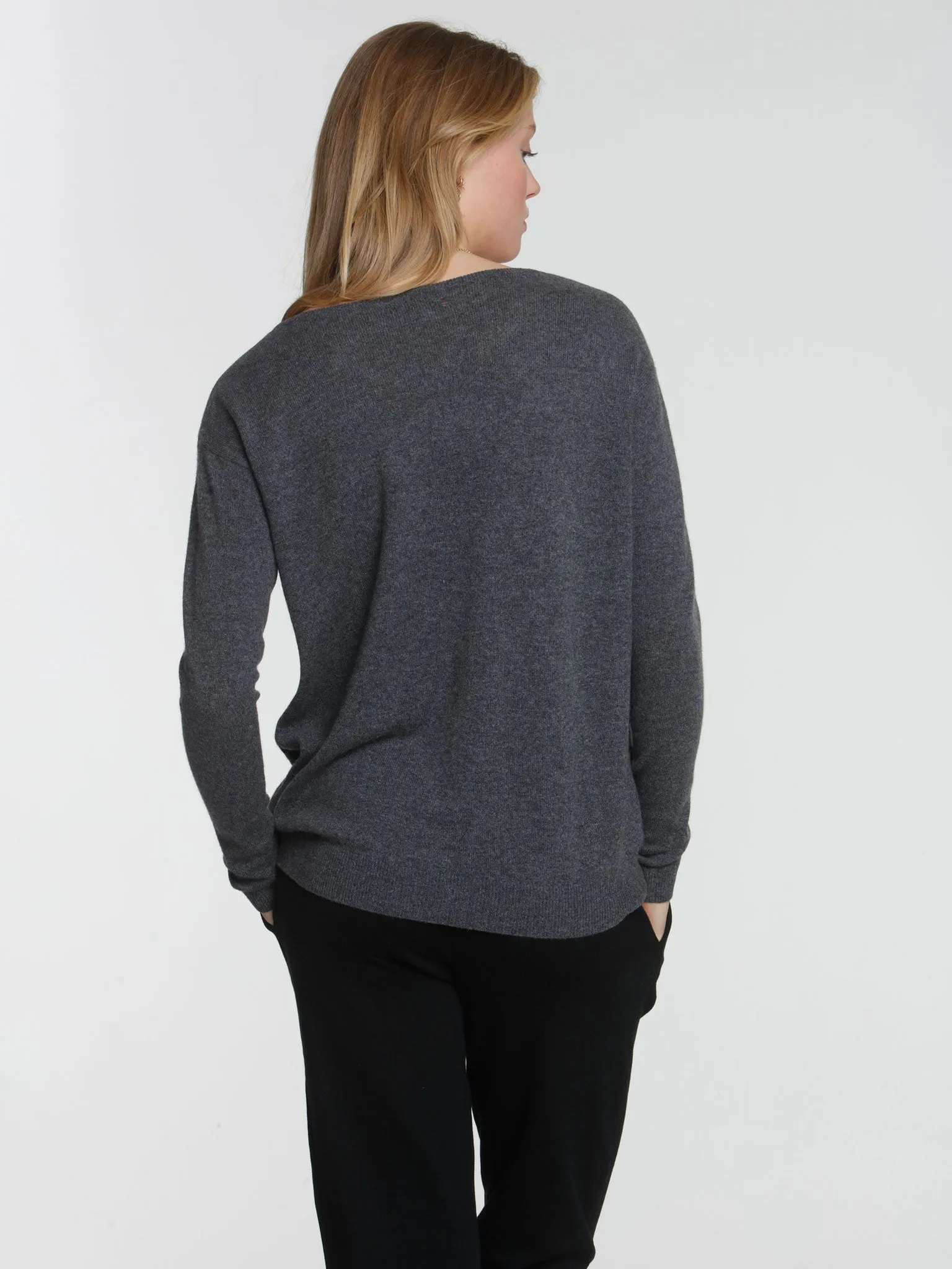 Starlet Stripe Crew - Charcoal