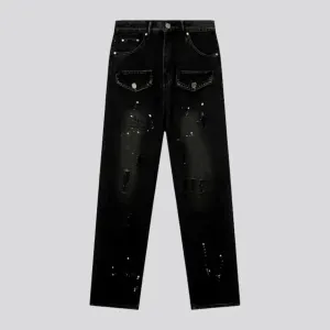 Street painted jeans
 for women