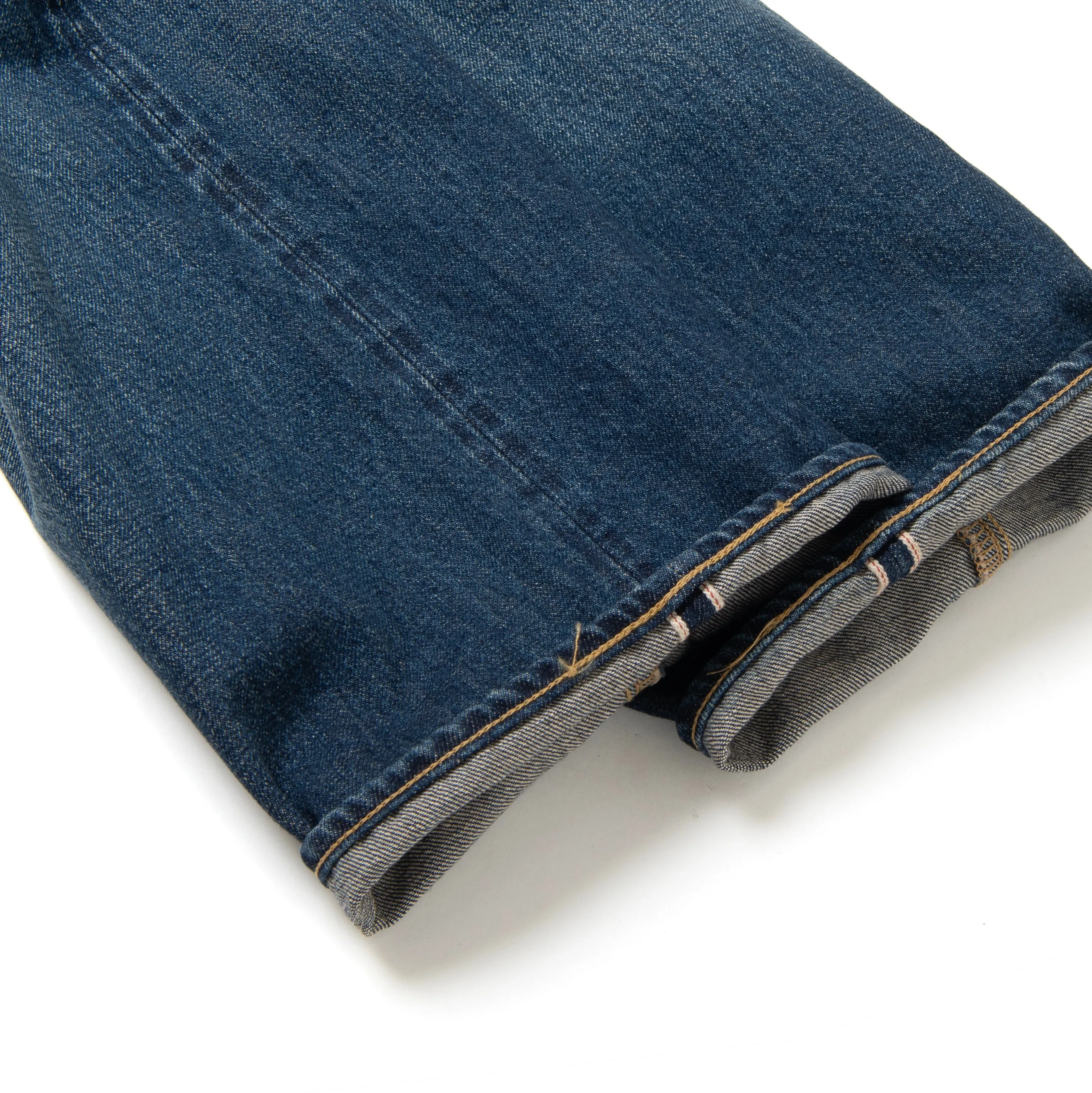 Studio D'Artisan D1890U Distressed Selvedge Jeans (Loose Straight)