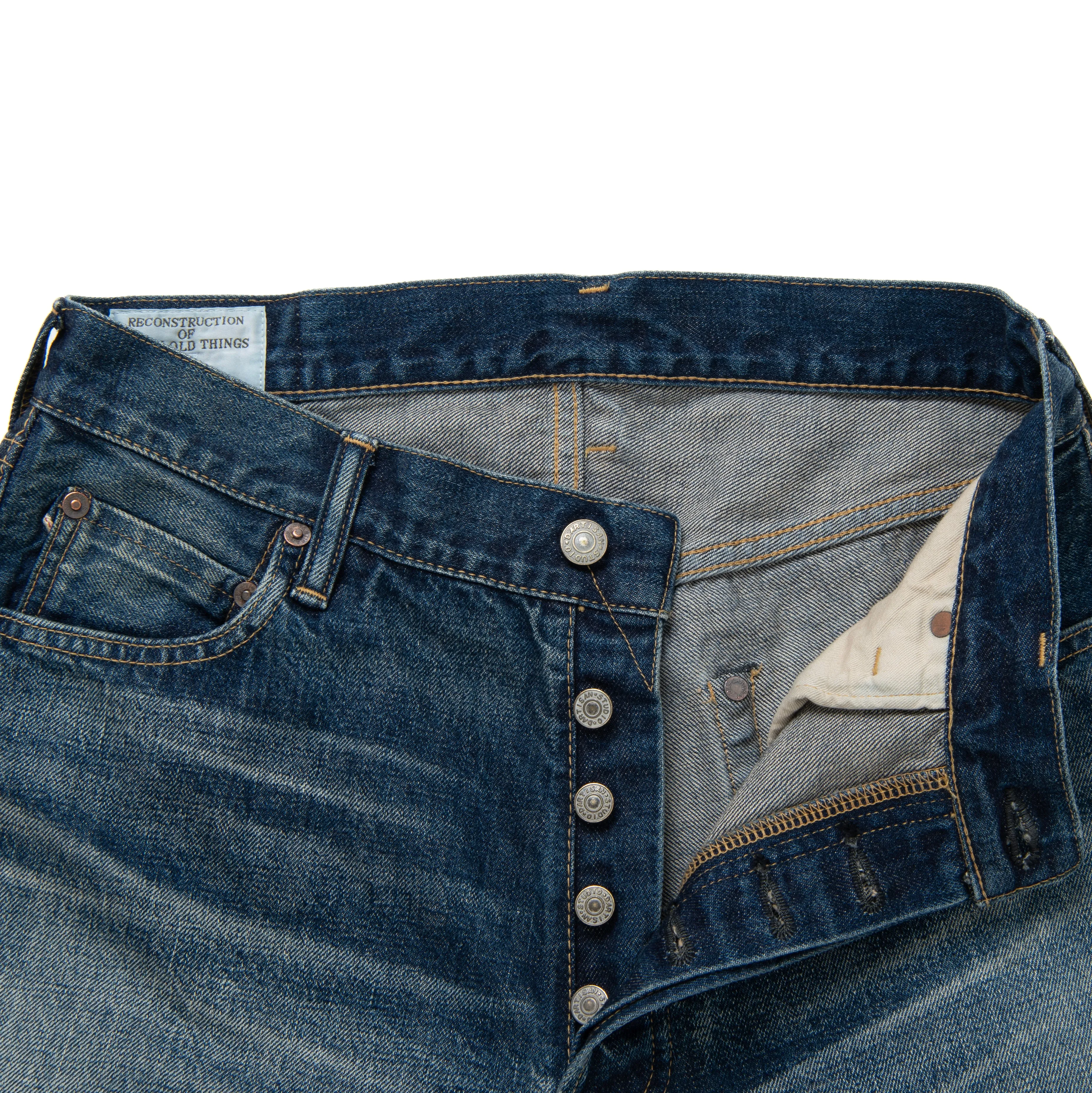 Studio D'Artisan D1890U Distressed Selvedge Jeans (Loose Straight)