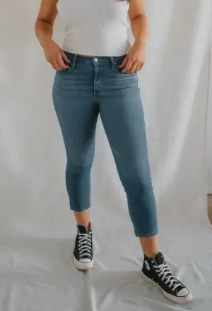 The 724 High Rise Slim Straight Crop Jeans by Levi's - Tribeca Moves