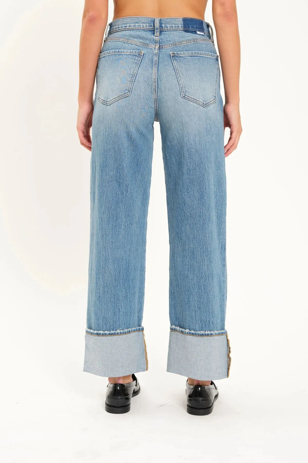 The Eastside High Rise Loose Fit Cuff Denim by Daze Denim - All Mine Vintage