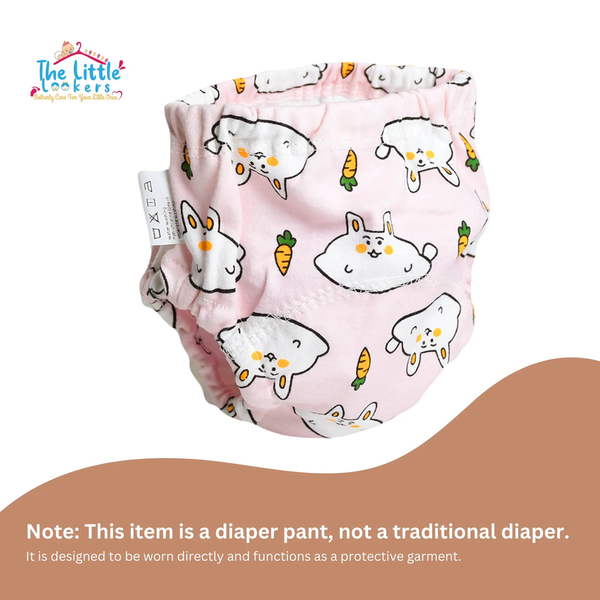 THE LITTLE LOOKERS Potty Training Pants for Babies I Reusable & Waterproof Pull up Underwear | Cloth Diaper for Babies (Pack of 2)