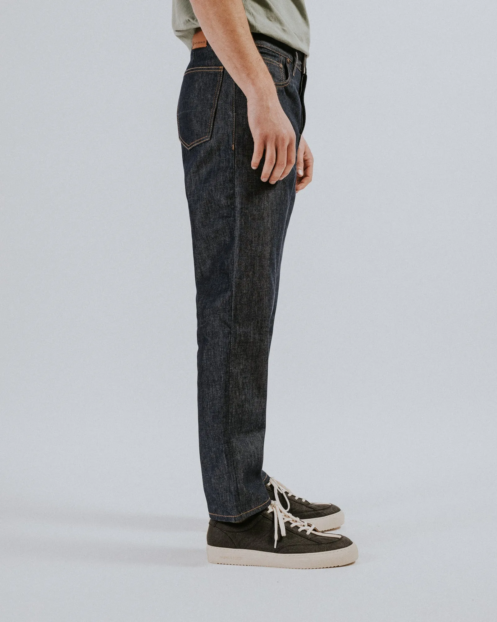 The MakR Jean - Taper Crop - Italian Organic Denim.