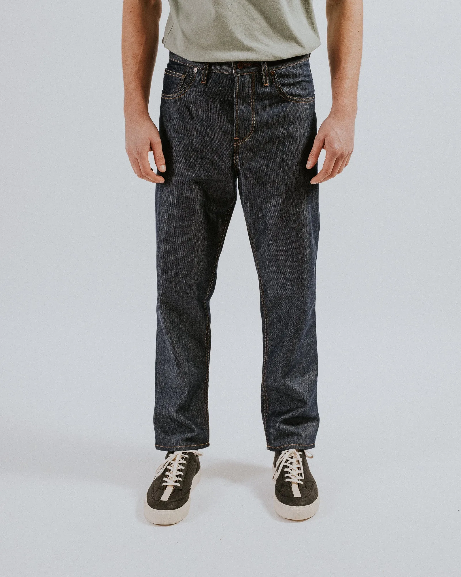 The MakR Jean - Taper Crop - Italian Organic Denim.