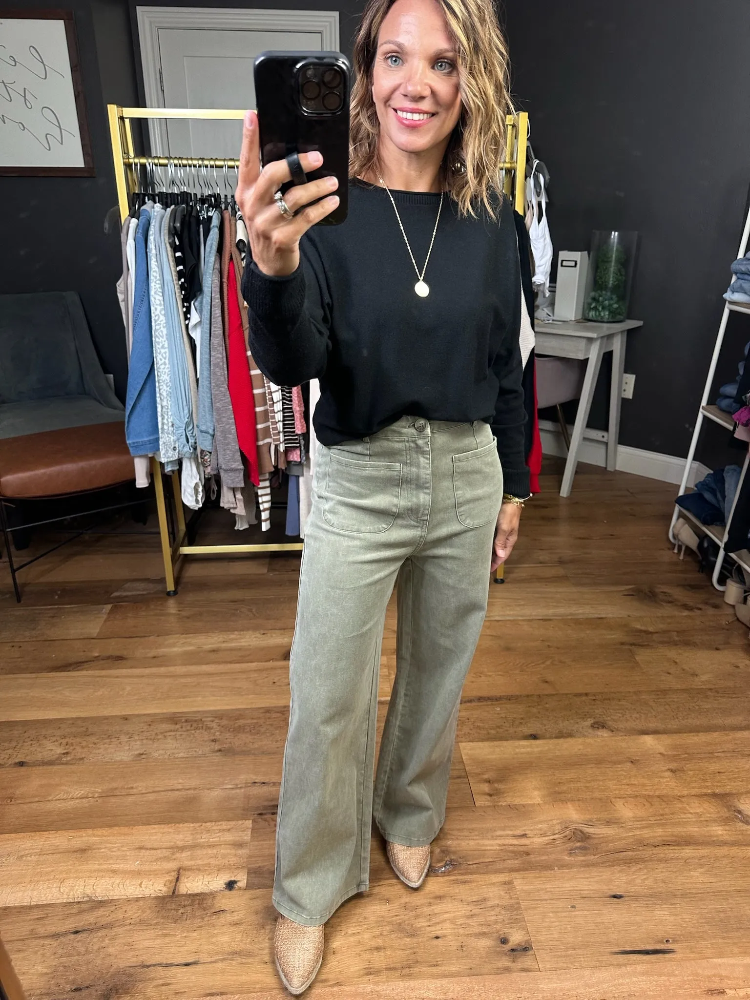 The Nina Vintage Wide-Leg Pant - Multiple Options